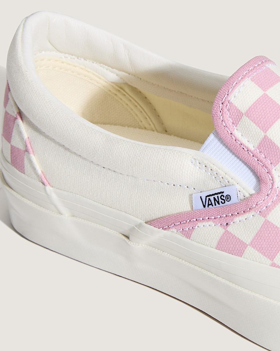 Premium Classic Slip-On Checkerboard Shoe in Checkerboard Dawn Pink| Vans US Product Image