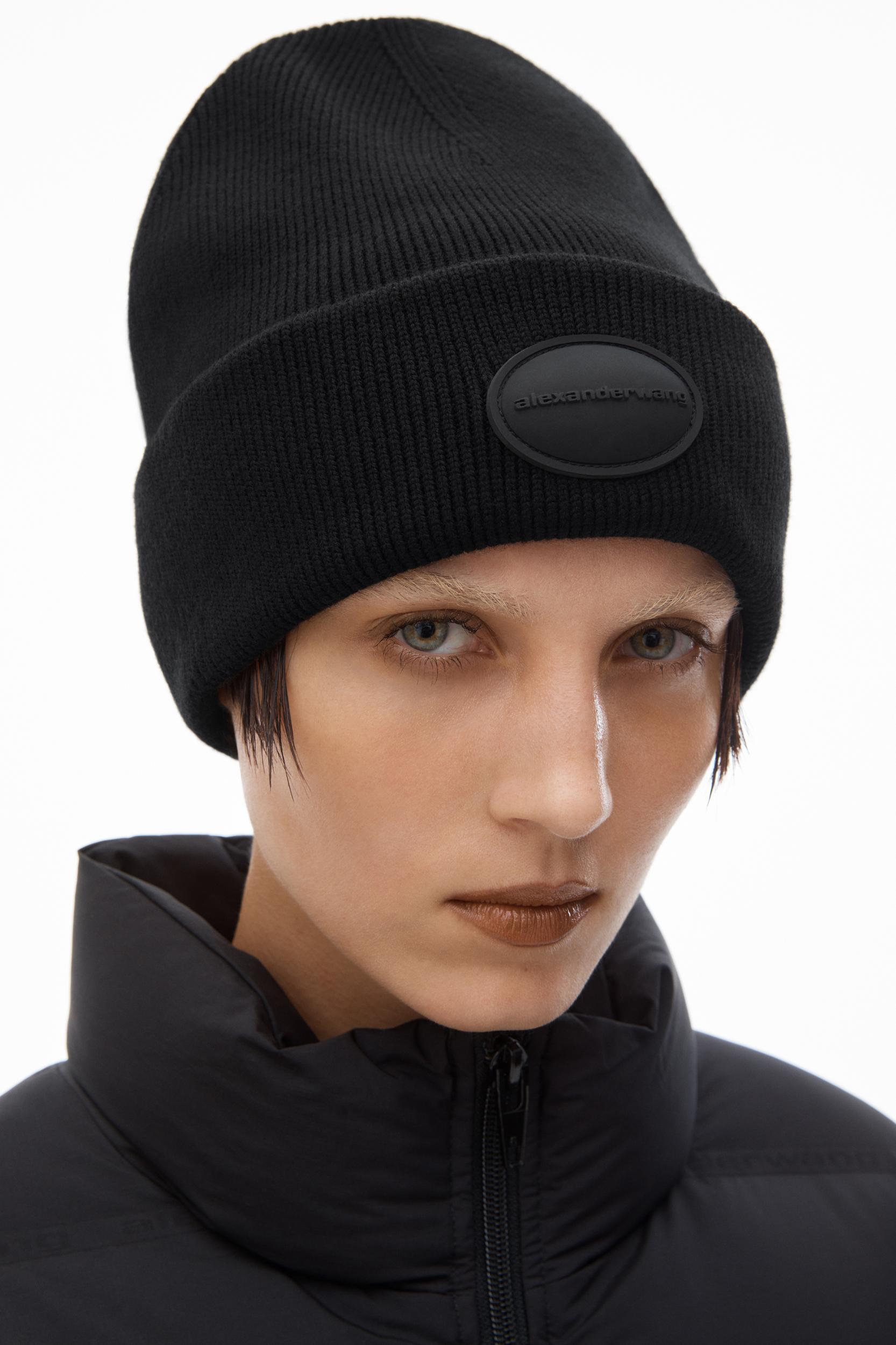 Dome Logo Beanie In Ribbed Wool Stretch Product Image