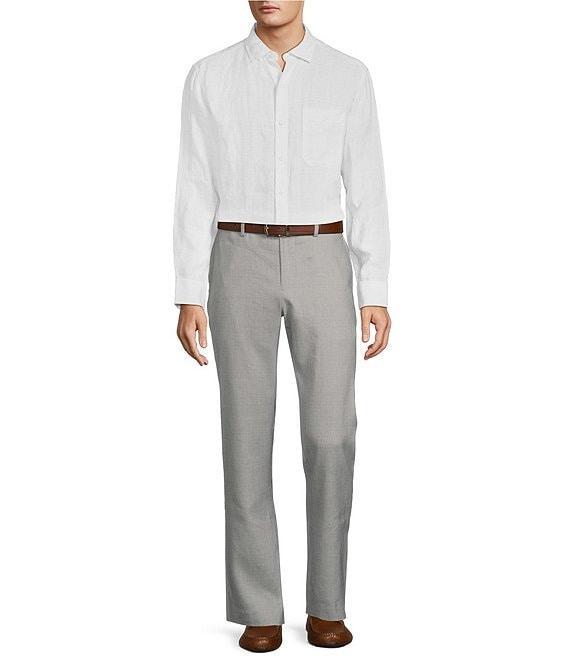 Tommy Bahama Latigo Beach Flat-Front Linen Blend Pants Product Image