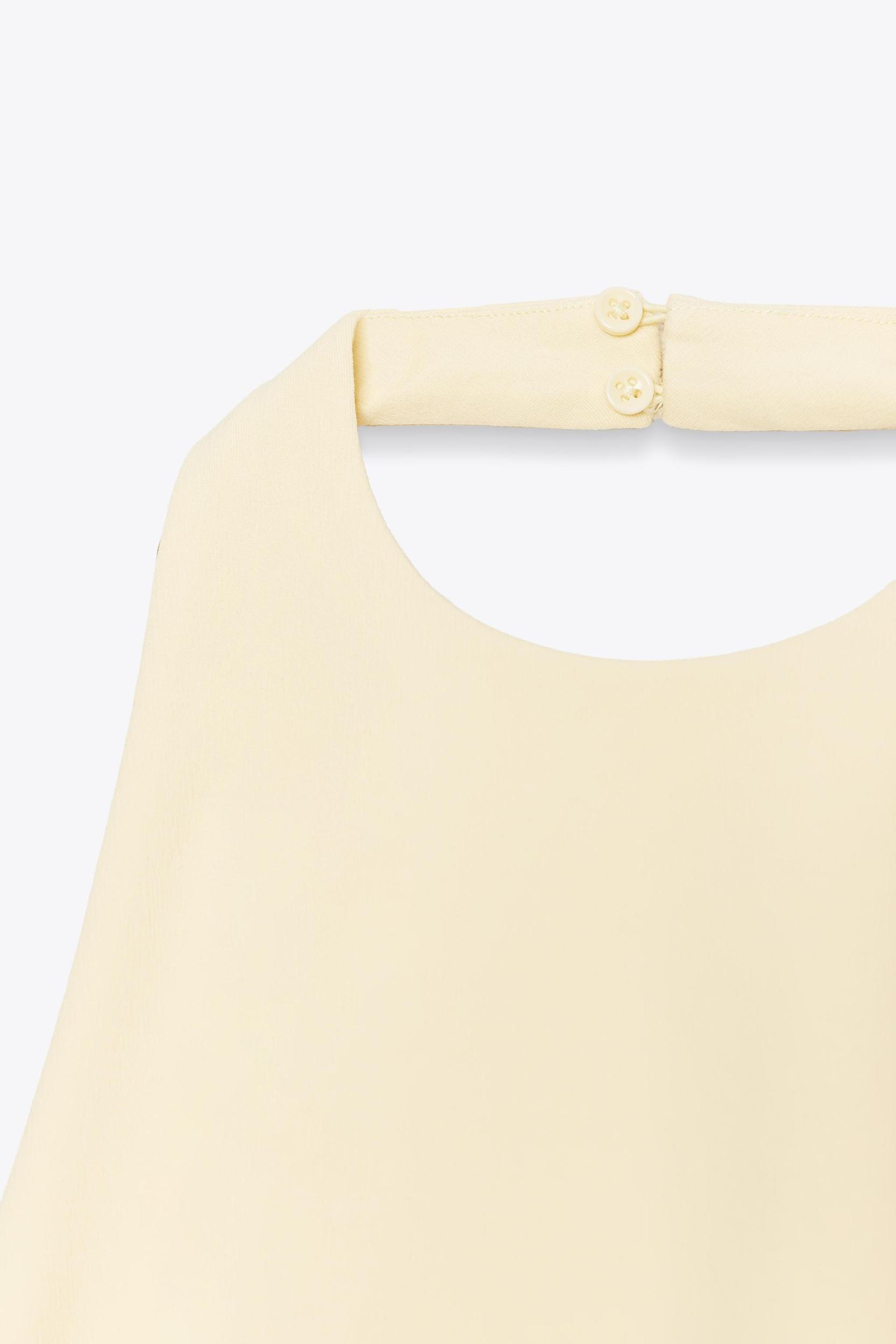 DRAPED HALTER DRESS Product Image