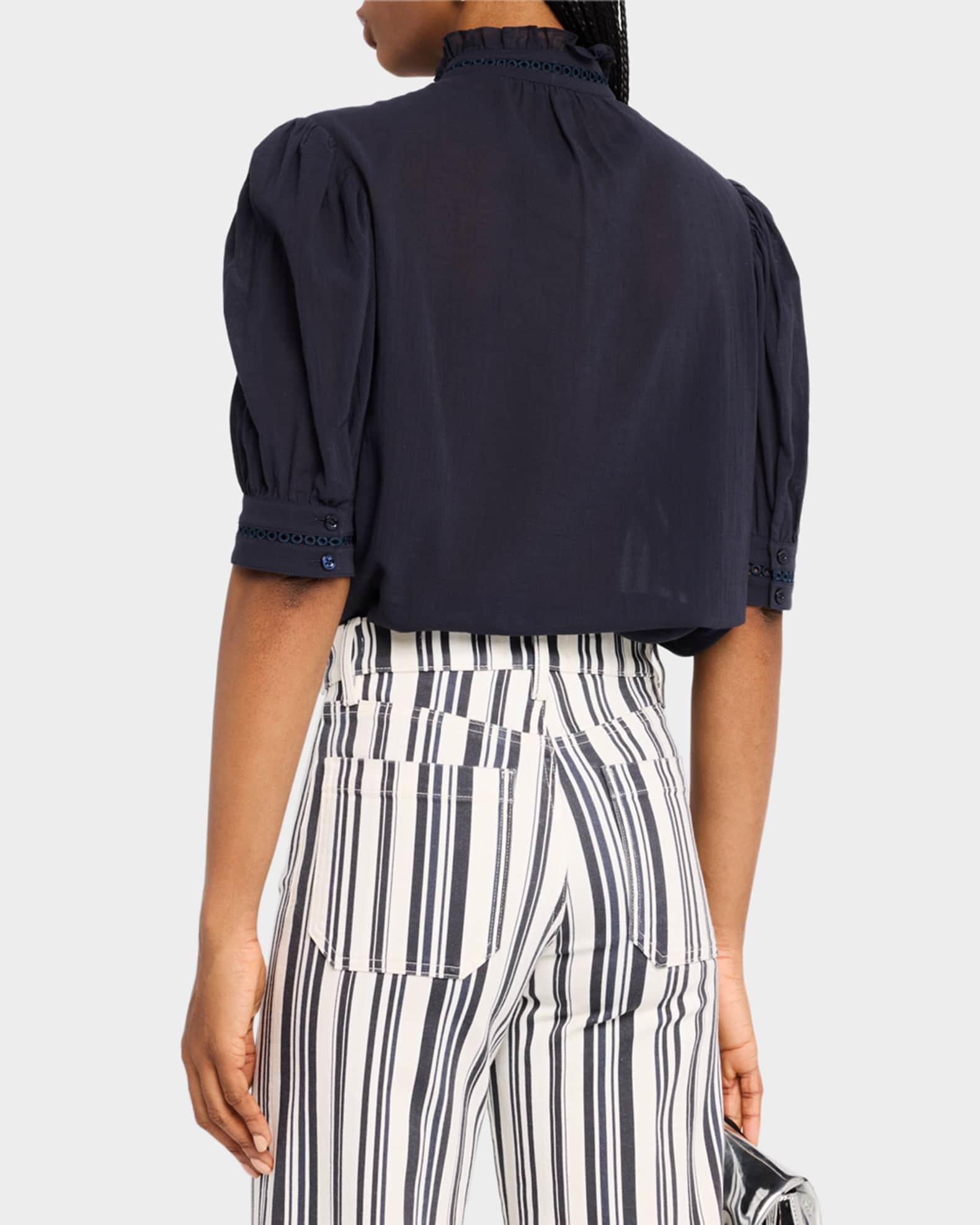 The Ruffle Collar Top Product Image