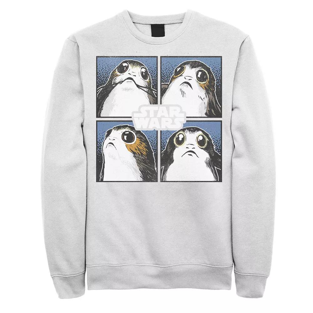 Men's Star Wars: The Last Jedi Porgs Vintage Sweatshirt, Size: XXL, Blue Product Image