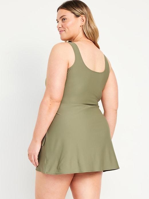 Side-Tie Swim Dress Product Image