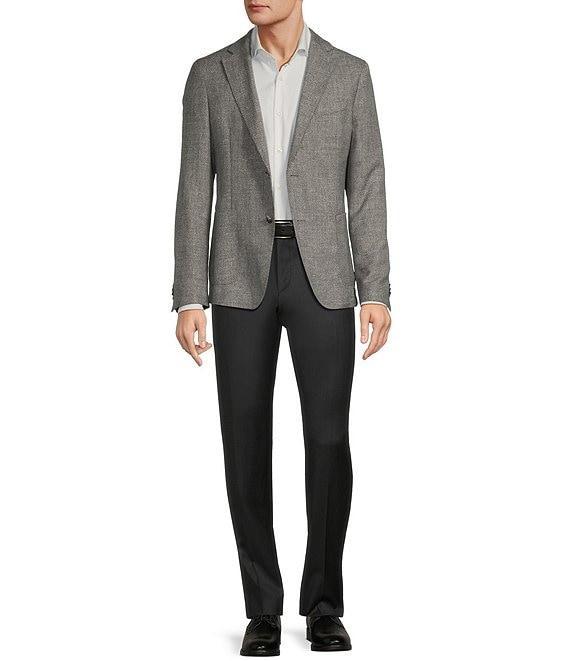 Hugo Boss Slim Fit Micro Pattern Wool Blend Sport Coat Product Image