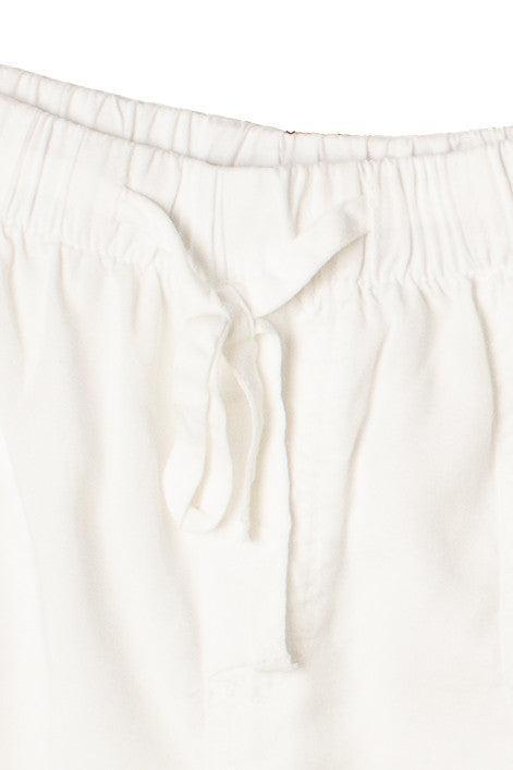 Cuffed Hem Drawstring Tencel Shorts Product Image