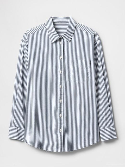 Organic Cotton Poplin Big Shirt Product Image