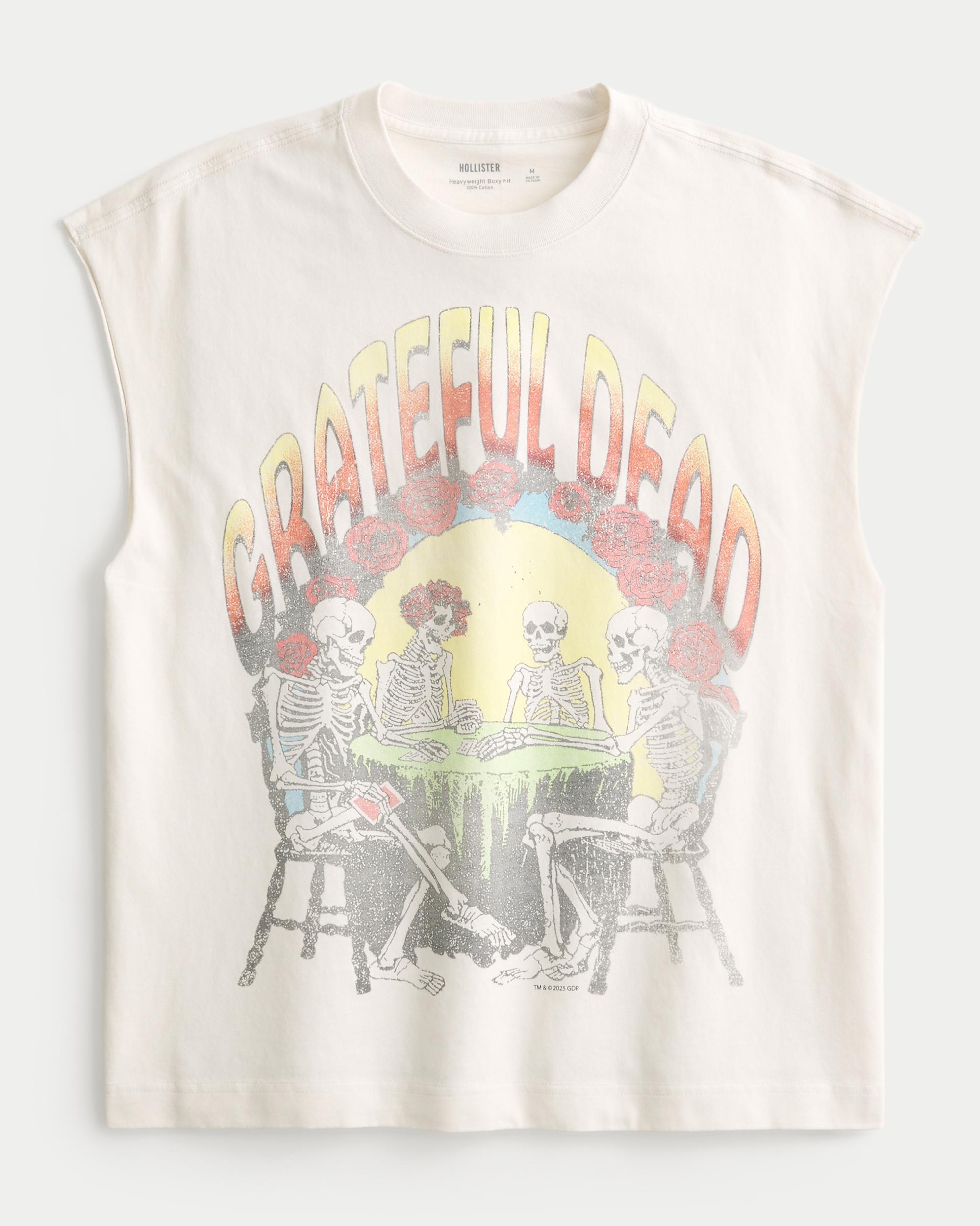 Boxy Heavyweight Grateful Dead Graphic Tank Product Image
