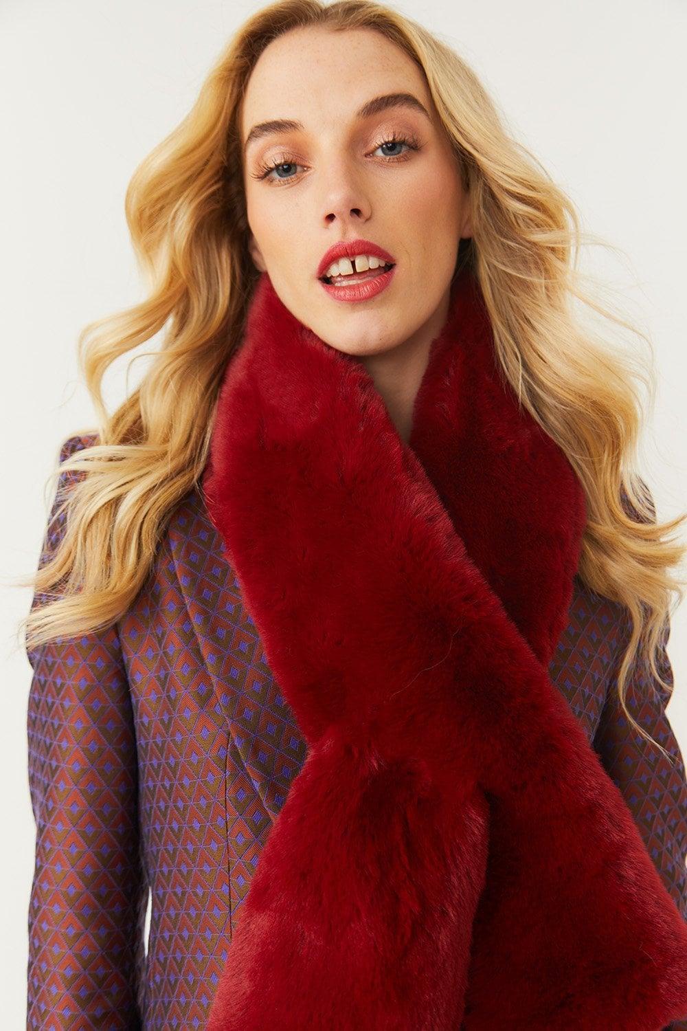 Faux Fur Scarf- 2 colors Product Image