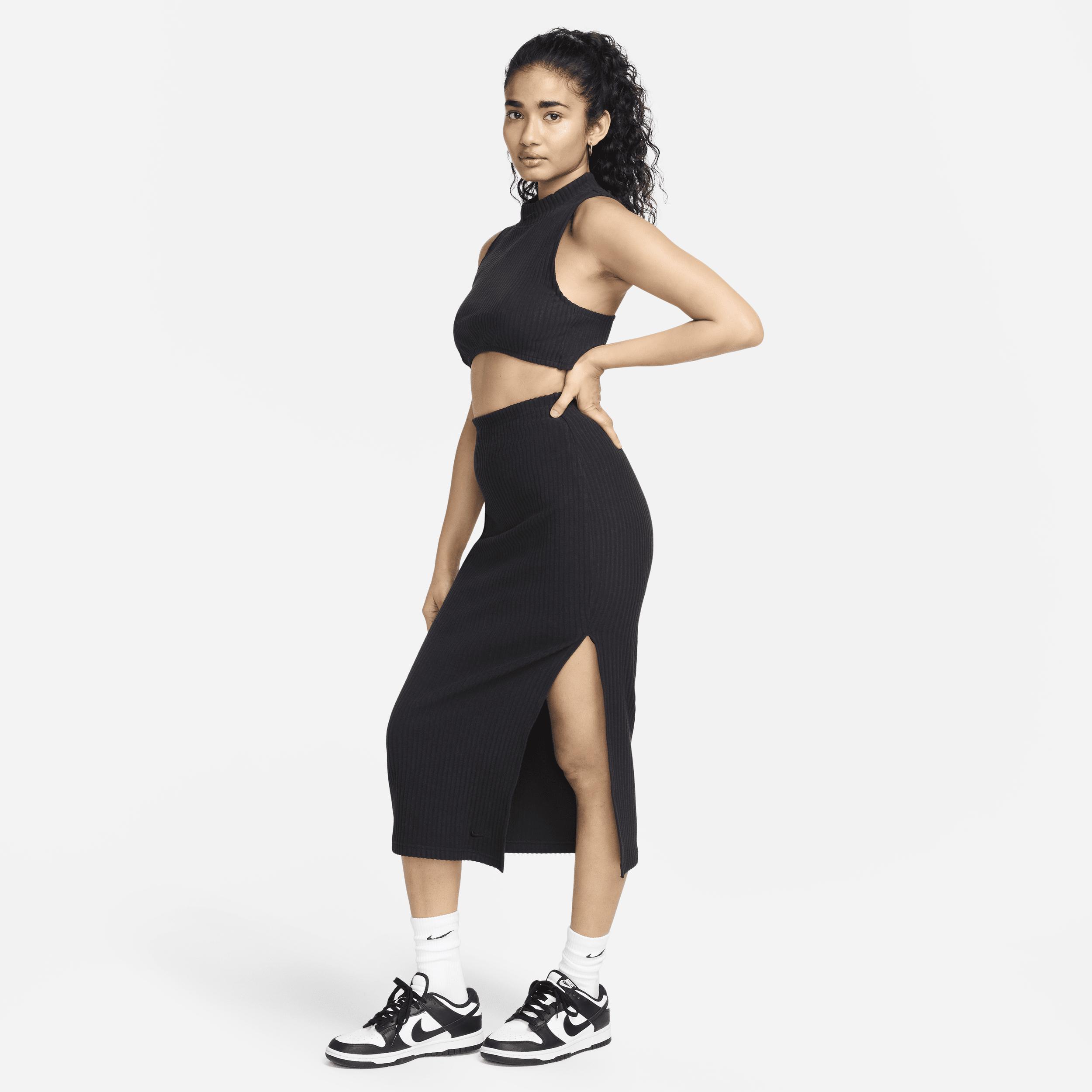 Nike Sportswear Chill Rib Women's Slim Midi Skirt Product Image