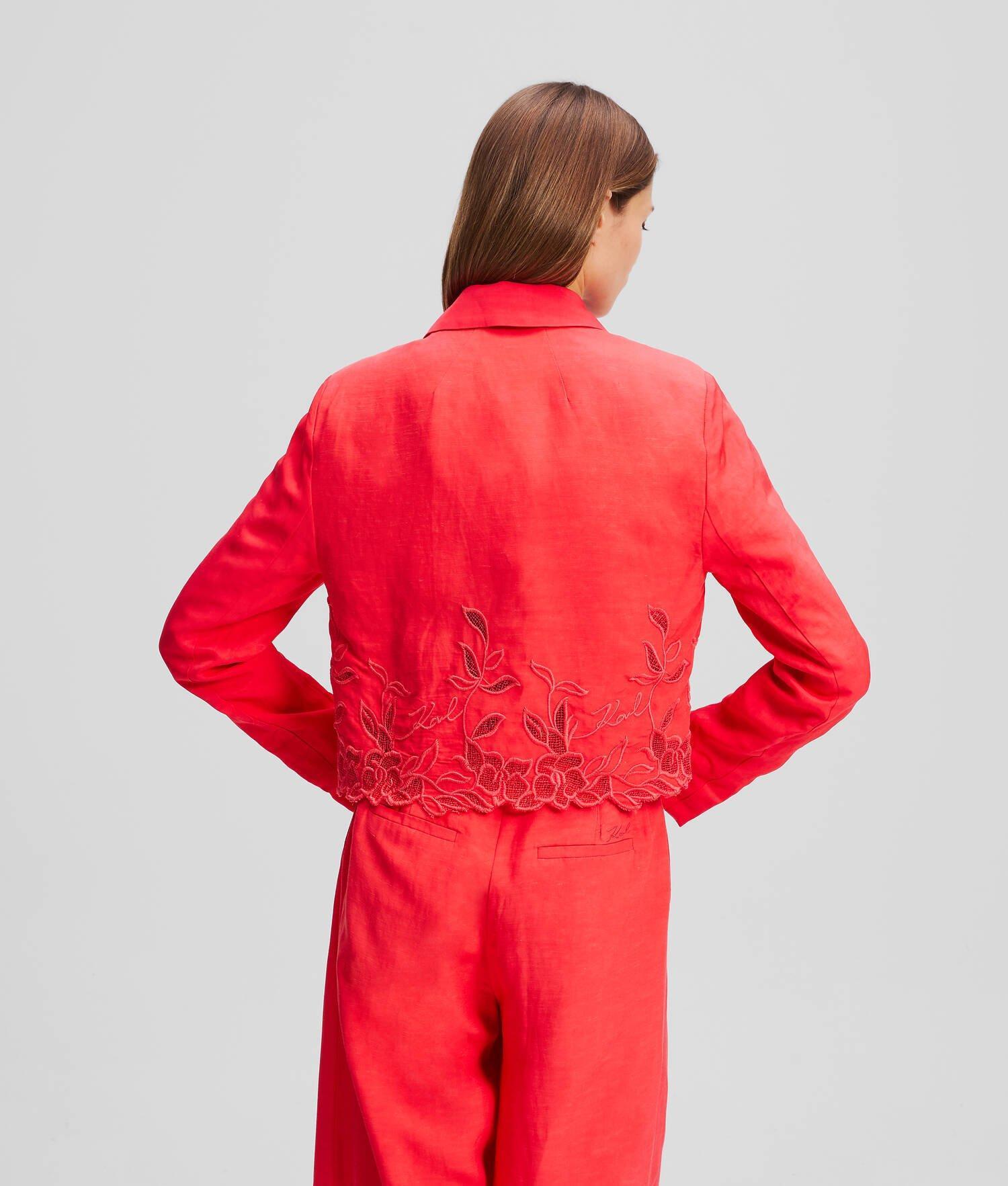 CUT-OUT EMBROIDERY JACKET Product Image