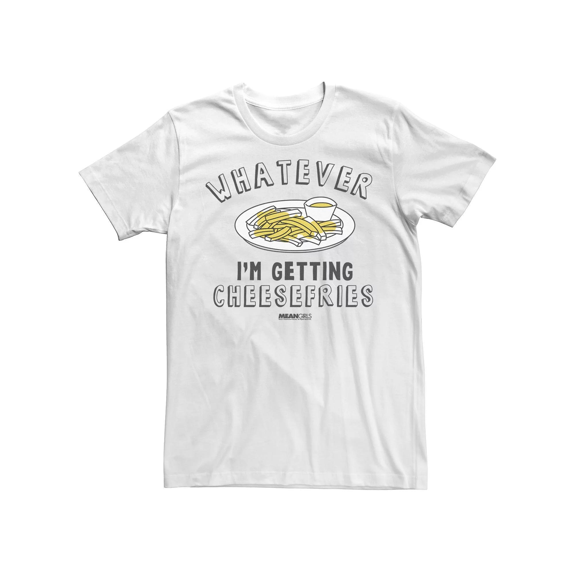 Men's Mean Girls Whatever I'm Getting Cheesefries Sketch Tee,  Product Image