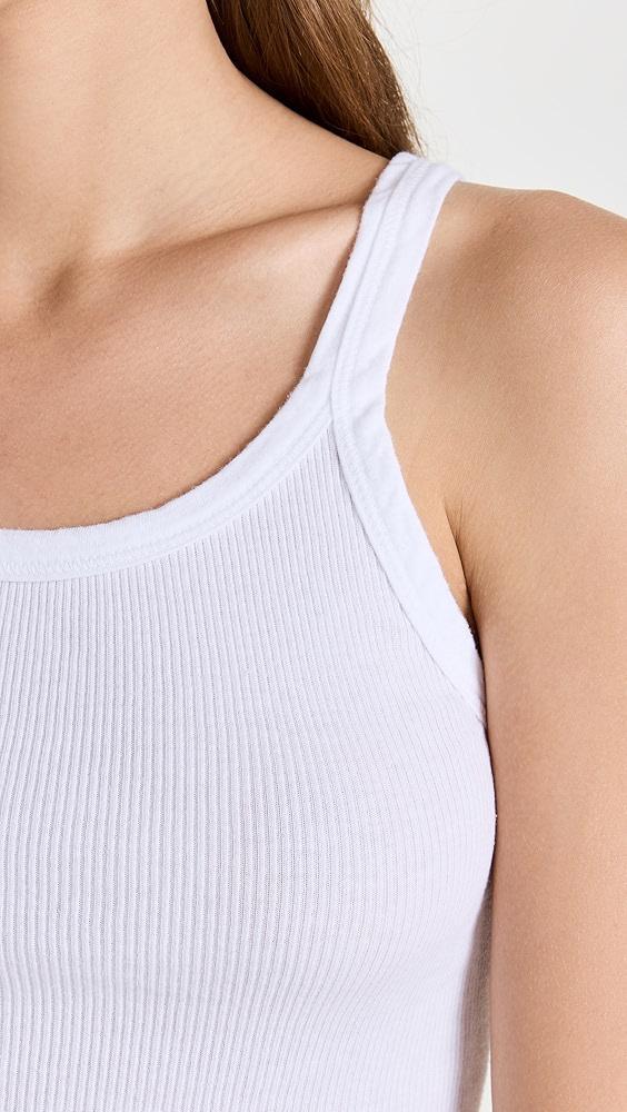 RE/DONE Cropped ribbed tank | Shopbop Product Image