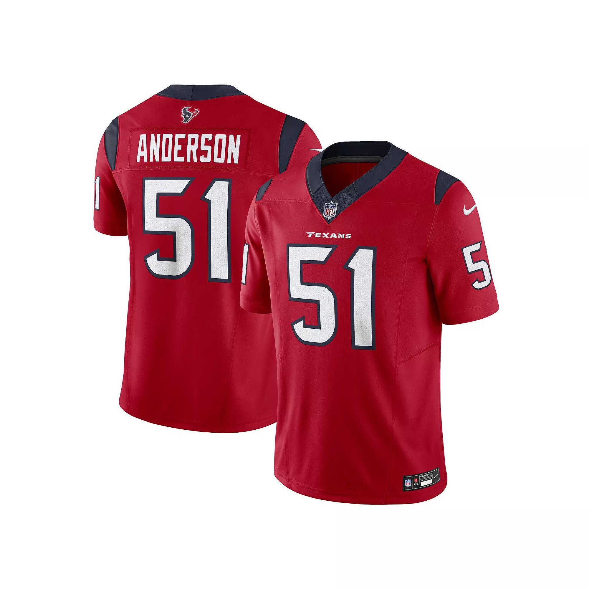 Men's Nike Will Anderson Jr. Red Houston Texans Vapor F.U.S.E. Limited Jersey,  Product Image