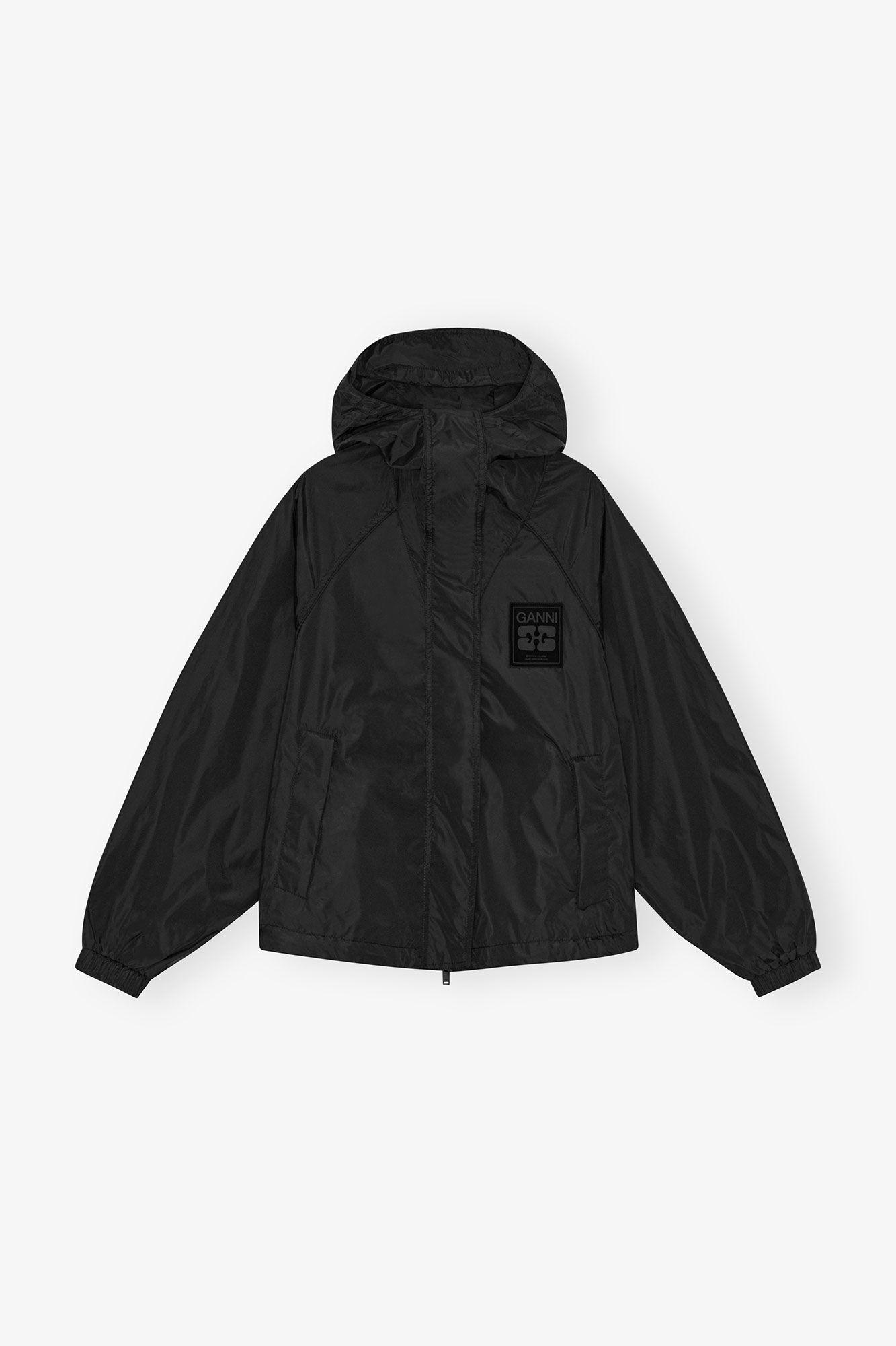 Black Nylon Jacket Product Image