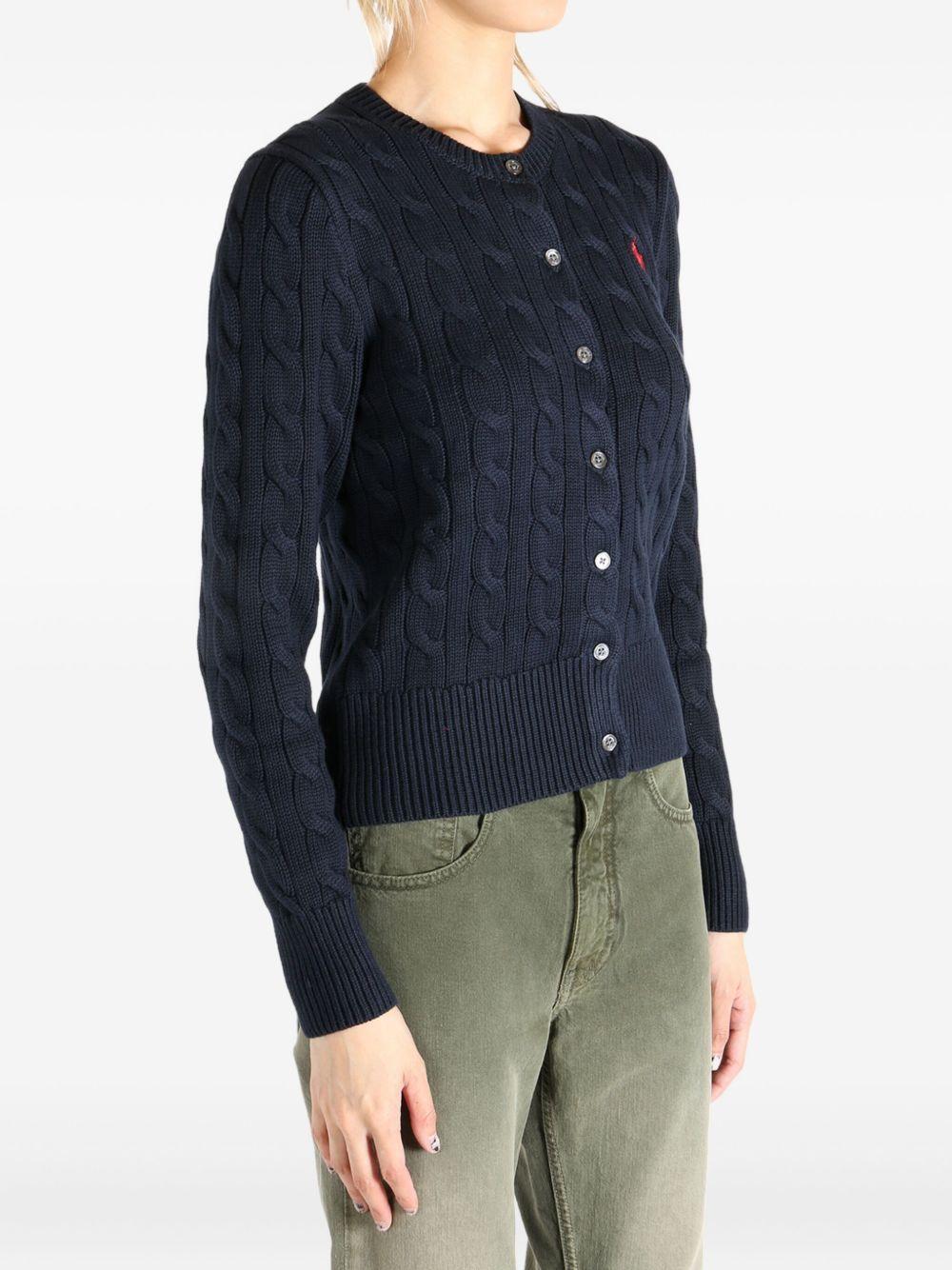 cable-knit cardigan Product Image