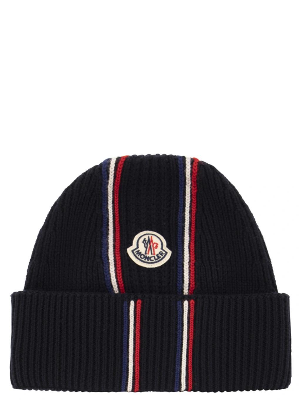 MONCLER Hats In Blue Product Image