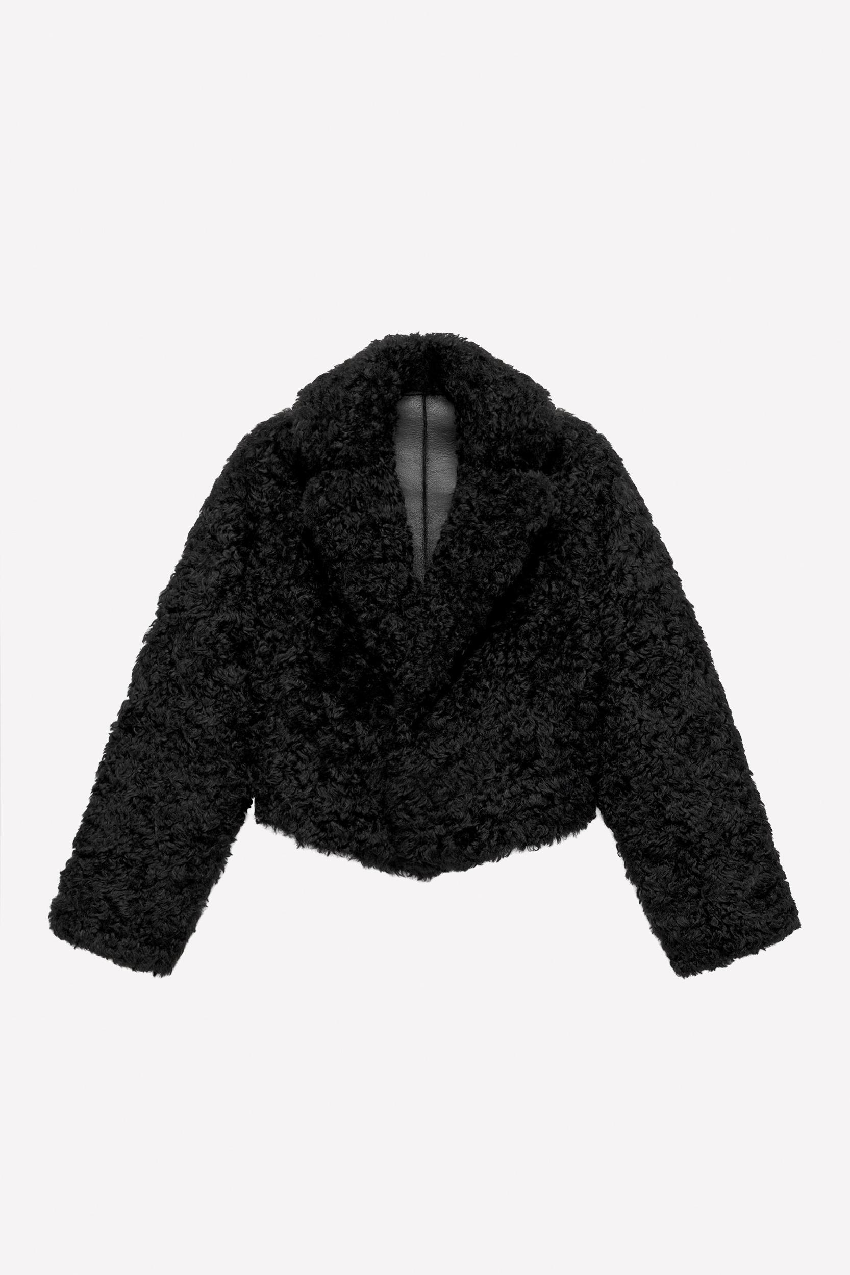 LUDOVIC DE SAINT SERNIN x ZARA REVERSIBLE DOUBLE FACED FAUX LEATHER JACKET Product Image