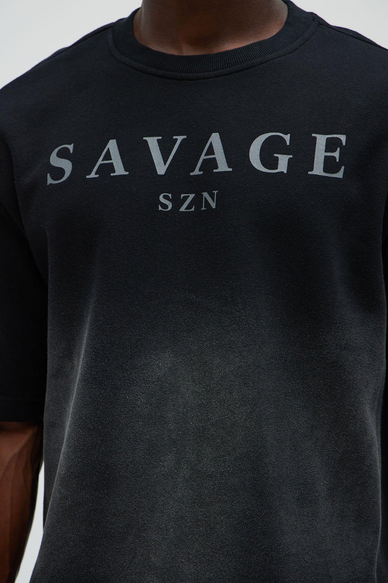 Savage SZN Short Sleeve Tee - Black Product Image