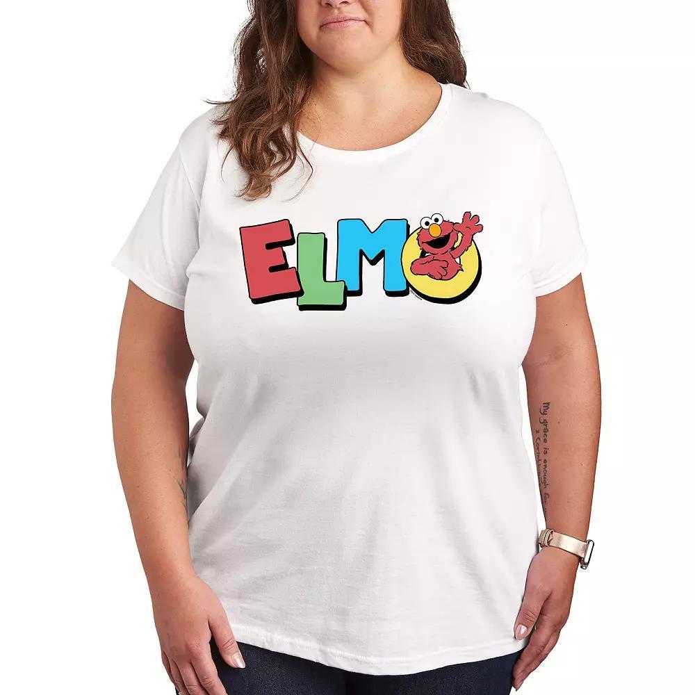 Plus Sesame Street Elmo Graphic Tee, Women's,  Product Image
