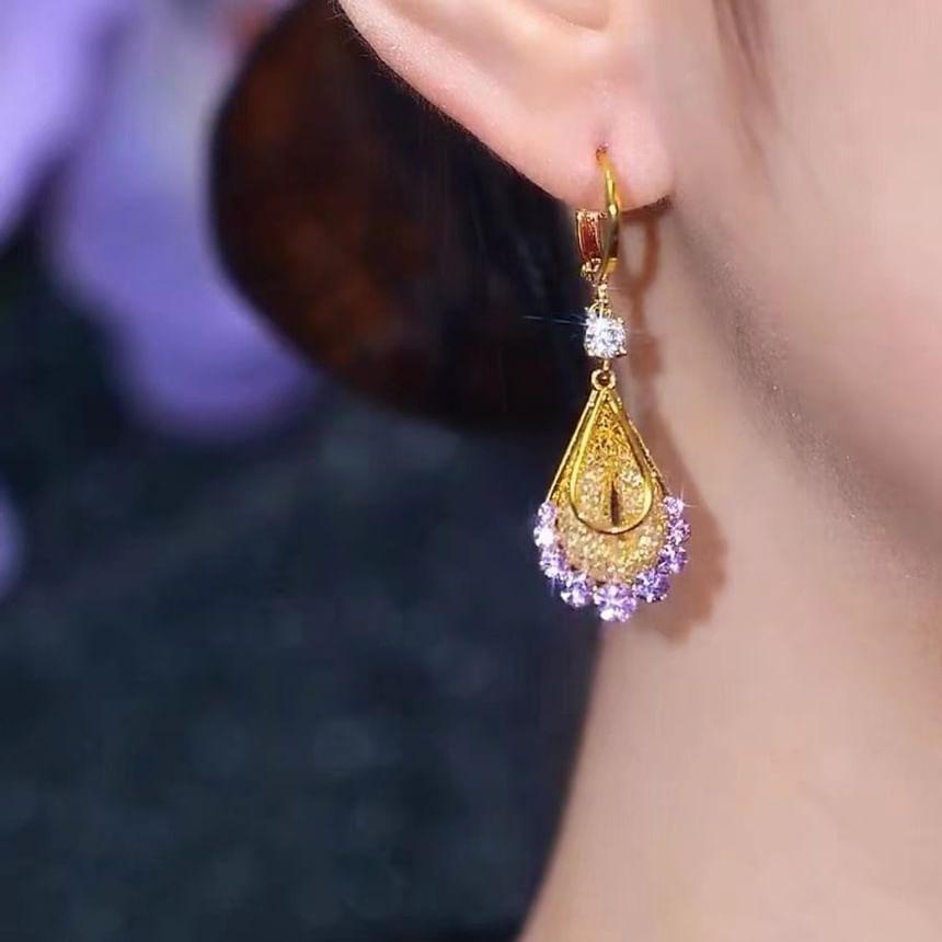 Rhinestone Drop Earring Product Image