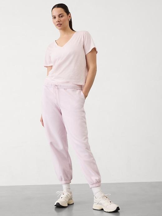 Essential Slub V-Neck Tee Product Image