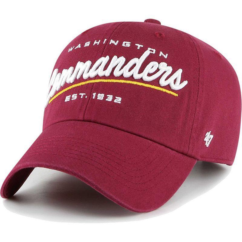 Womens 47 Burgundy Washington Commanders Sidney Clean Up Adjustable Hat Product Image