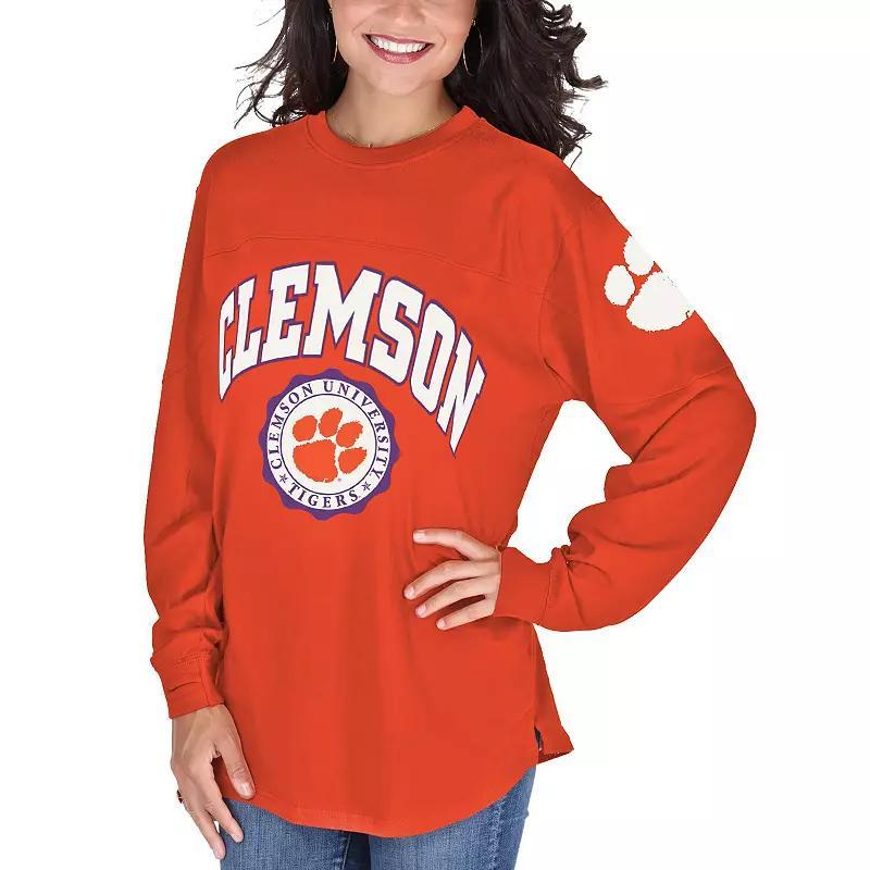 Womens Clemson Tigers Edith Long Sleeve T-Shirt Product Image