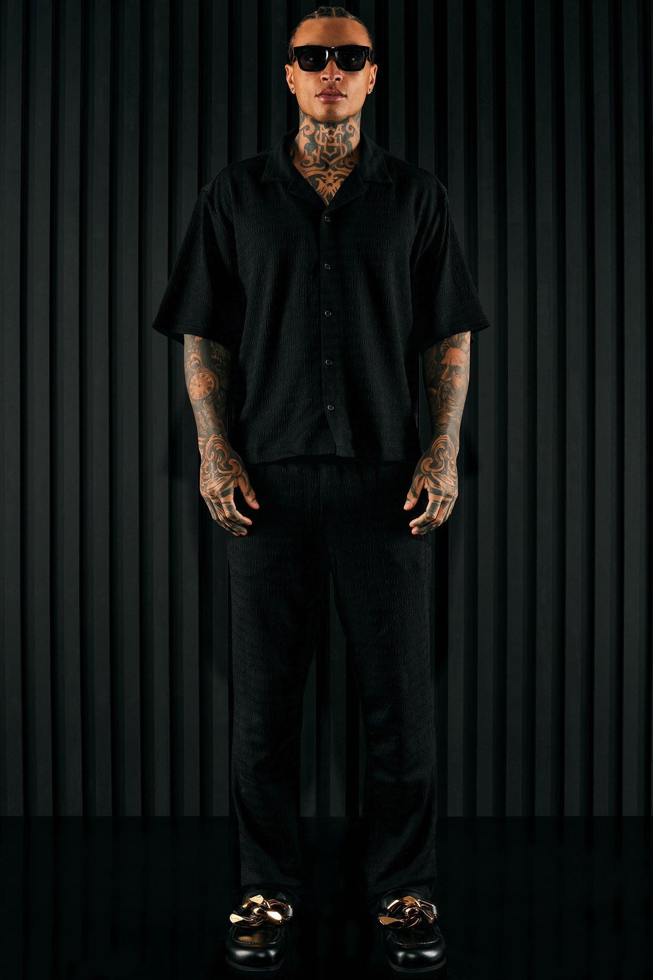 Boca Button Up Shirt - Black Product Image