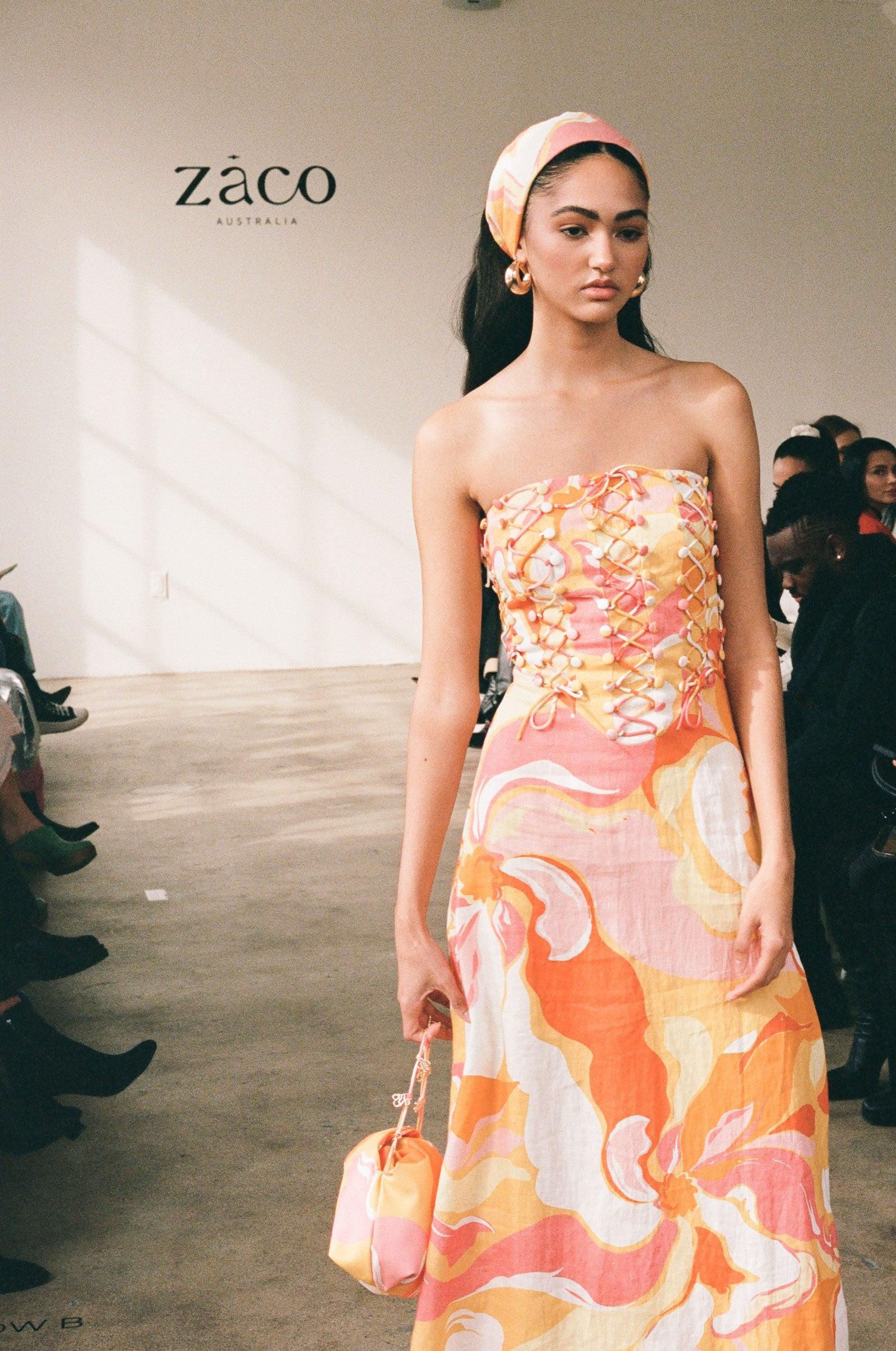 Kahlo Dress - Calista Sunset Product Image