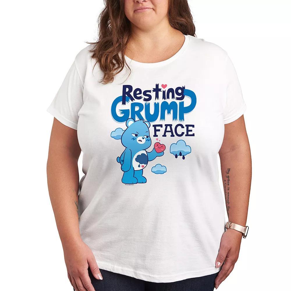 Plus Care Bears Resting Grump Face Graphic Tee, Women's,  Product Image