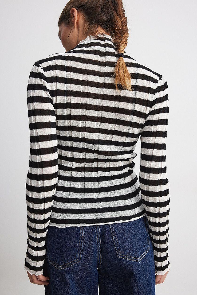 Wide Rib Knitted Top Product Image
