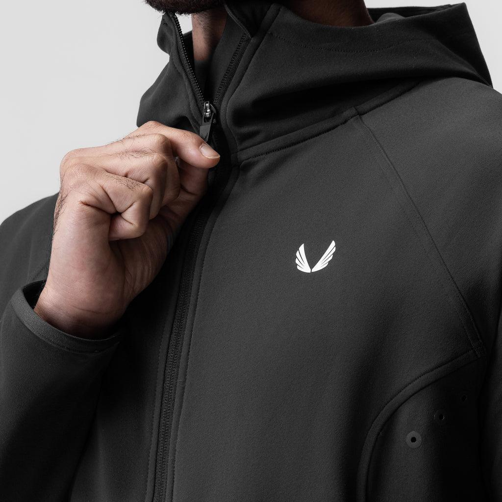 0943. Performance Fleece Zip Hoodie - Space Grey Product Image