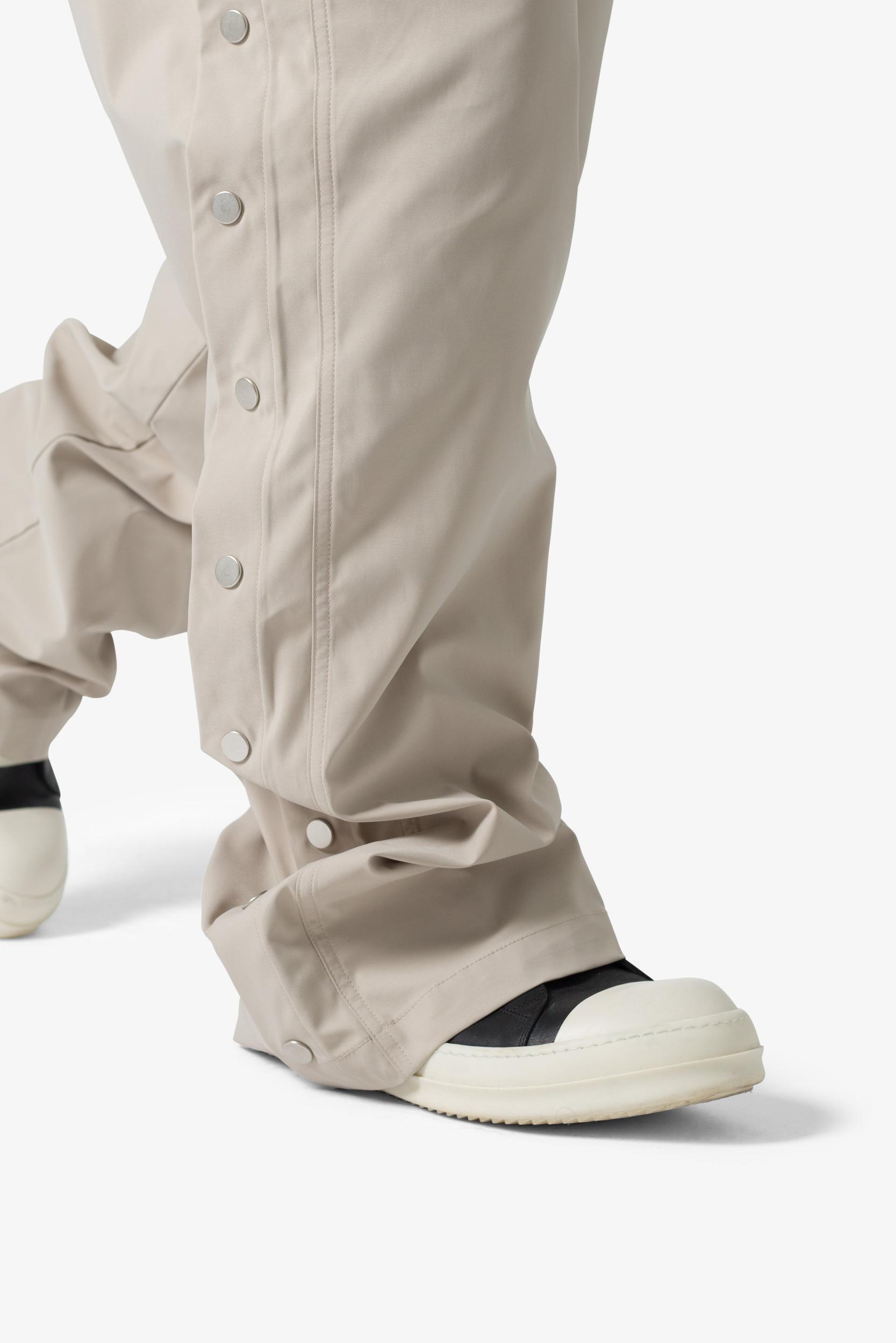 Side Snap Nylon Pants - Tan Product Image