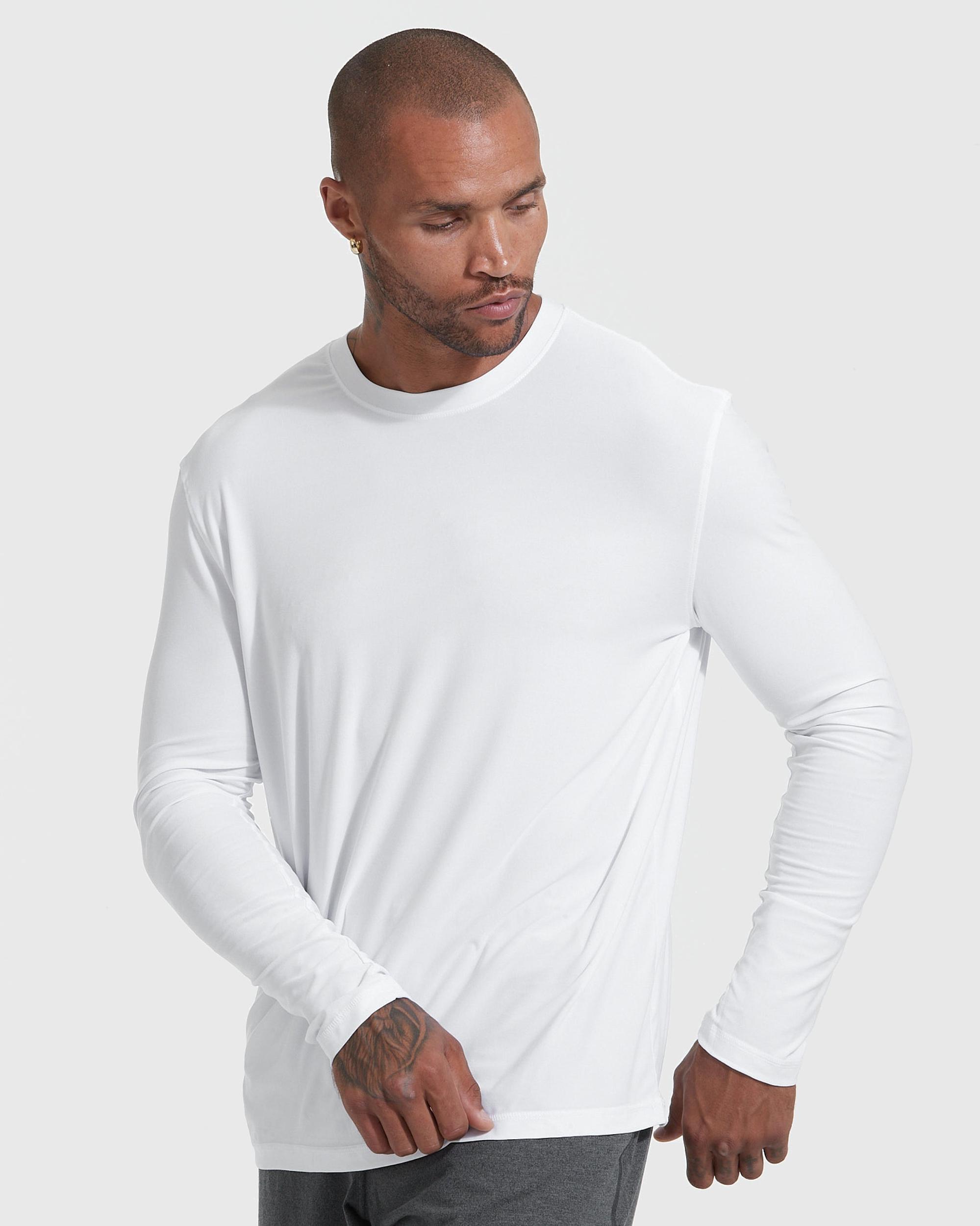 Everyday Active Long Sleeve Crew T-Shirt 3-Pack Product Image