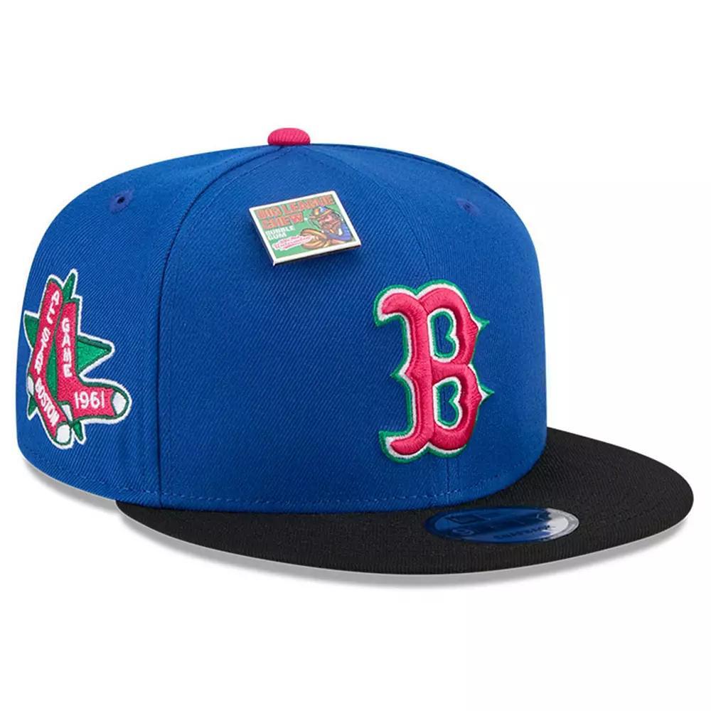 Men's New Era Royal/Black Washington Nationals Watermelon Big League Chew Flavor Pack 9FIFTY Snapback Hat, Blue Product Image