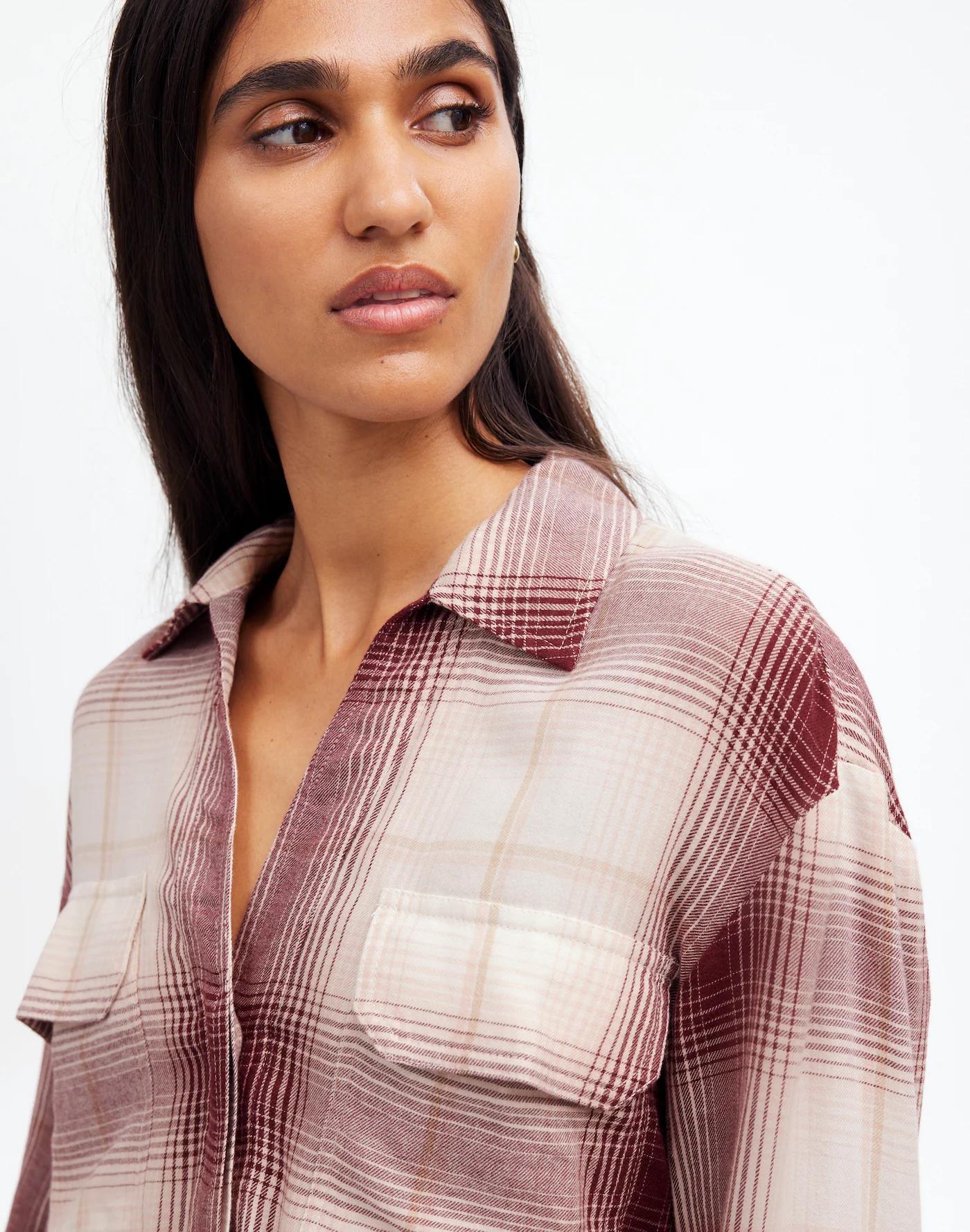 Popover Shirt in Plaid Product Image