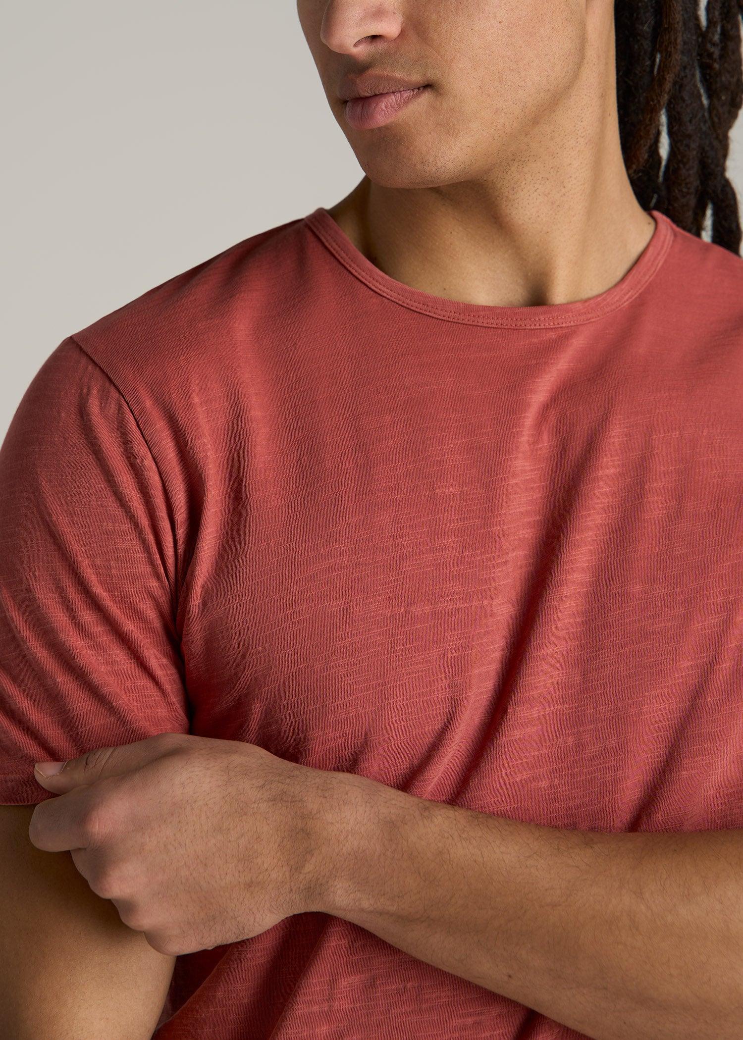 REGULAR-FIT Slub Tee in Charcoal - Tall Men's Shirts Product Image