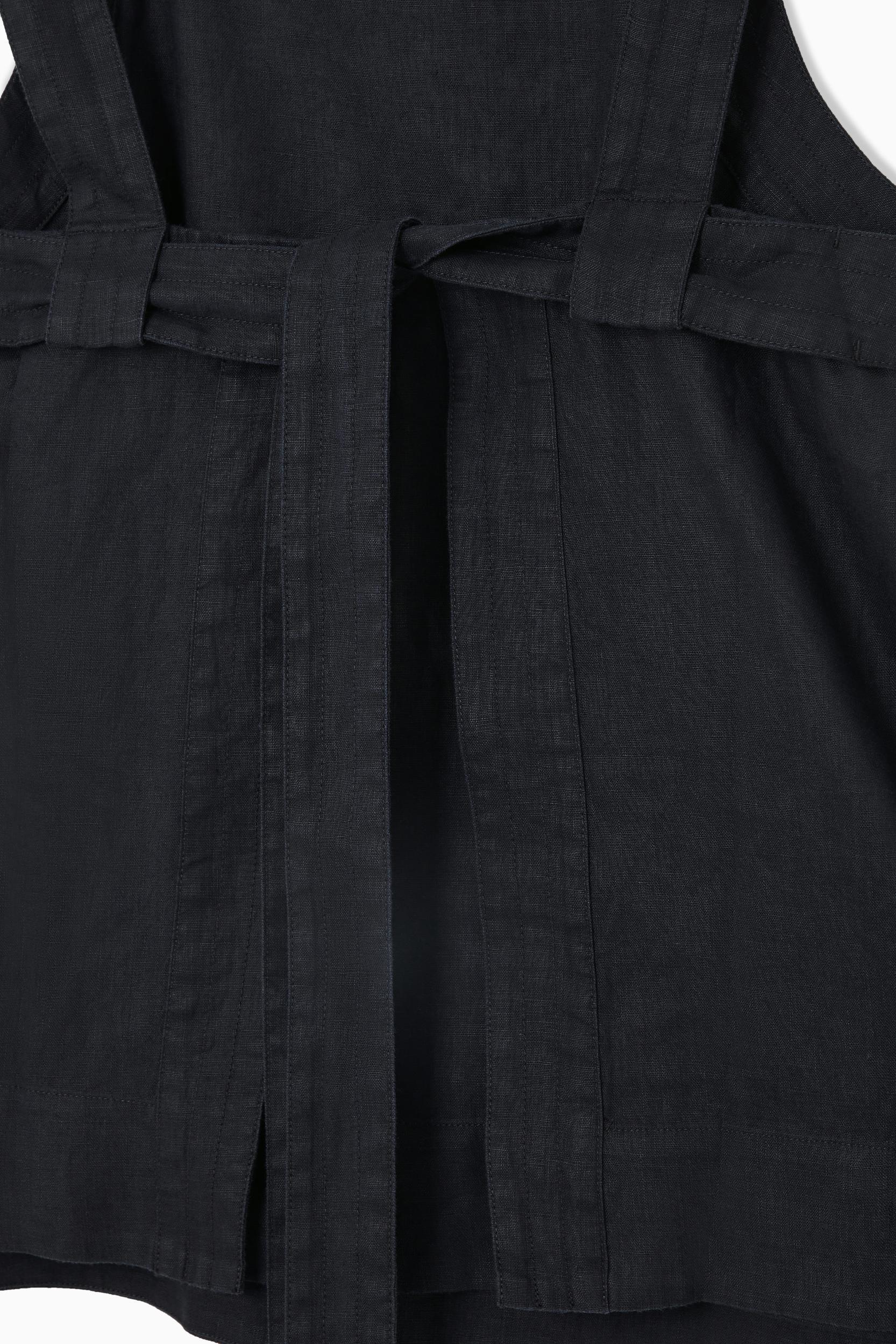 TIE-BACK LINEN TOP Product Image