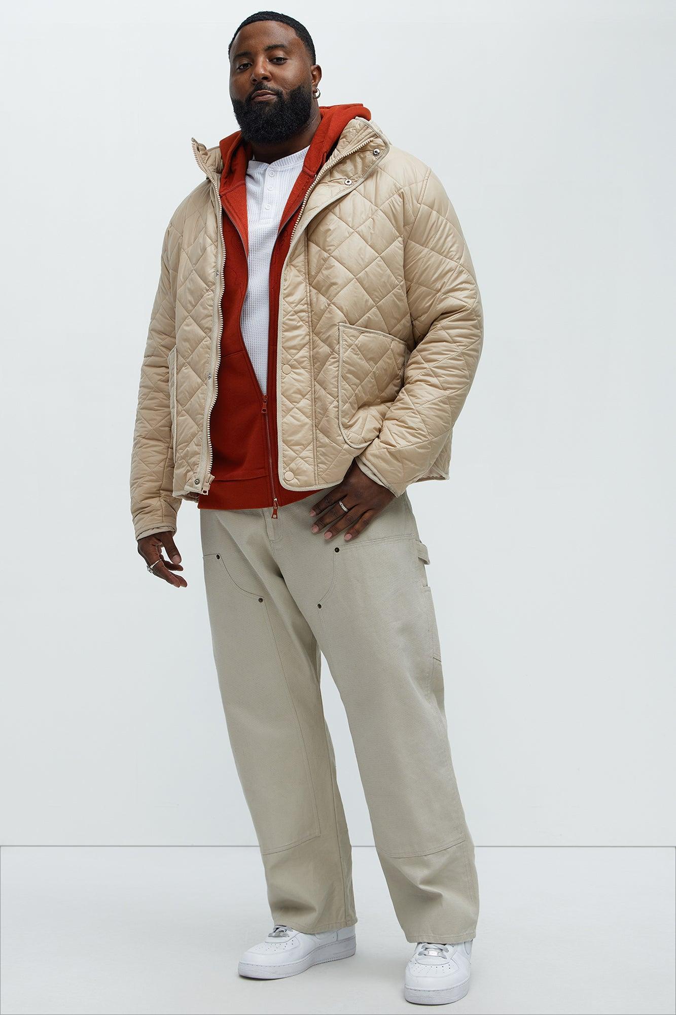 Better By Myself Quilted Jacket - Tan Product Image
