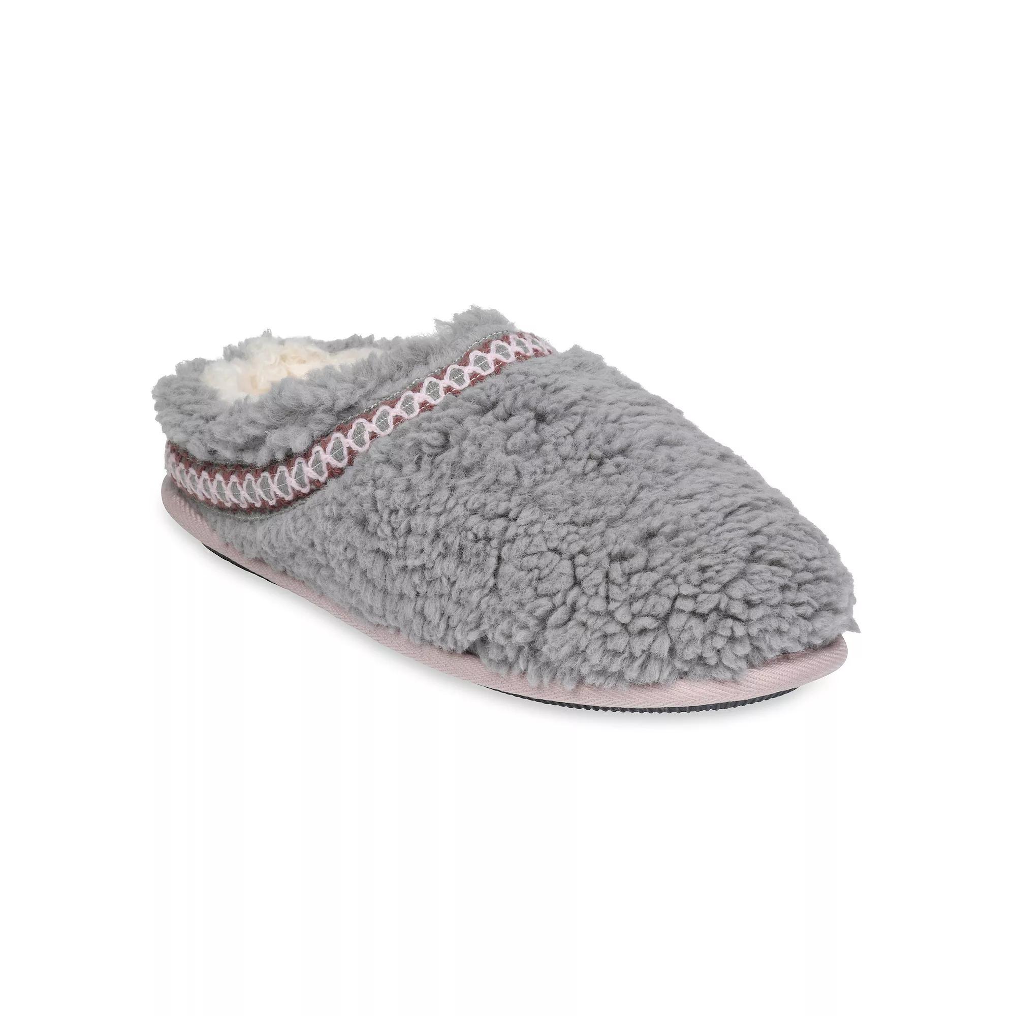 GaaHuu Womens Braid Trim Sherpa Clog Slippers Product Image