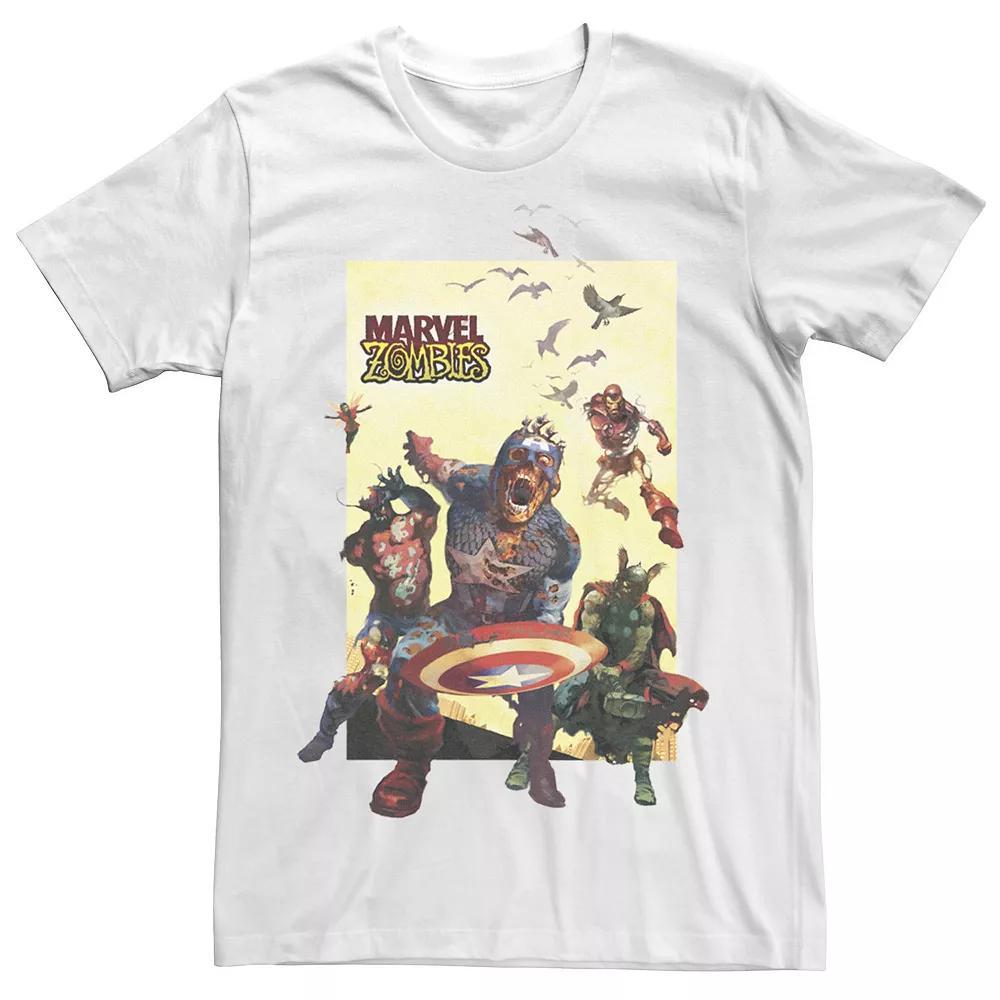 Men's Marvel Zombies Avengers Group Shot Zombie Graphic Tee,  Product Image