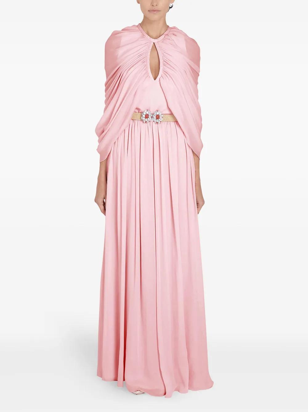 cape-style gown Product Image
