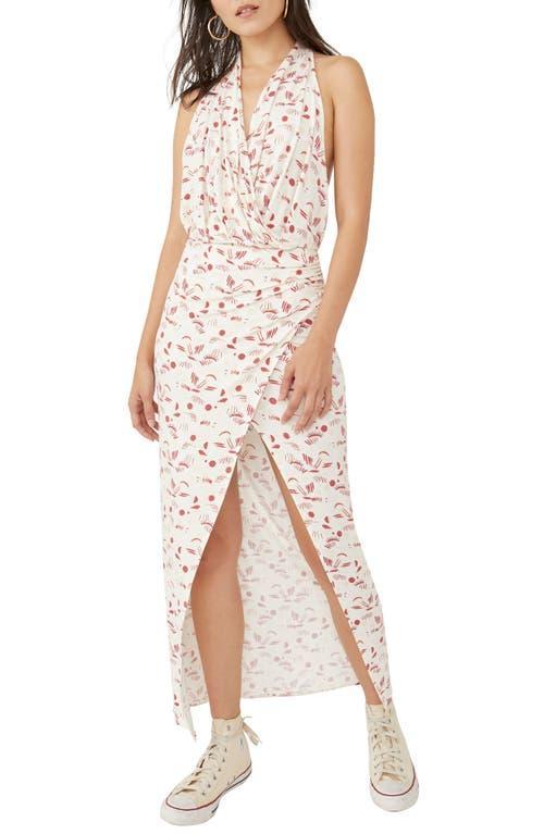 Free People Daria Floral Print Halter Maxi Dress Product Image