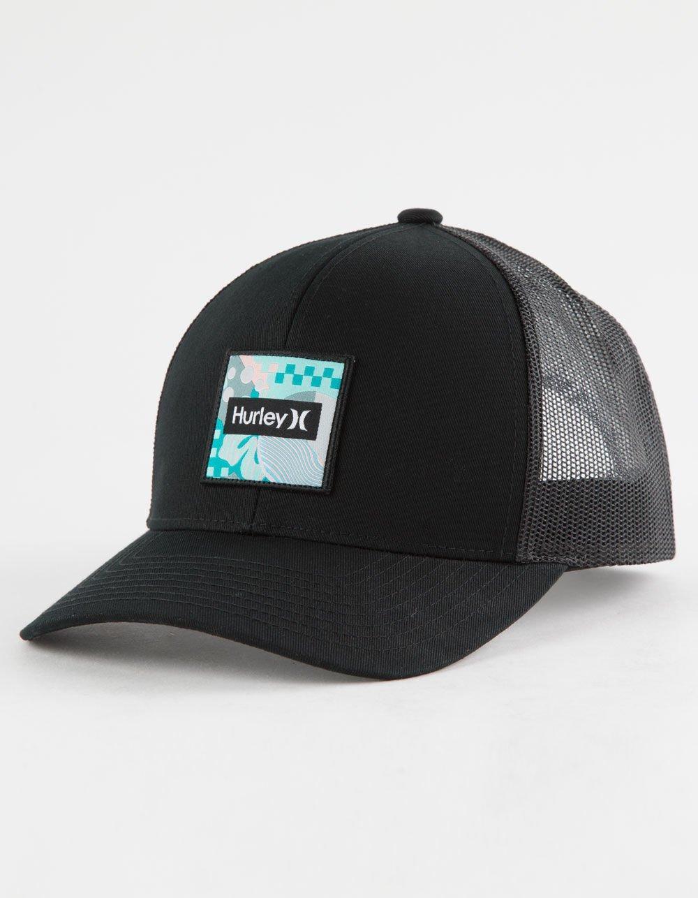 HURLEY Seacliff Mens Trucker Hat - BLK/BLUE Product Image