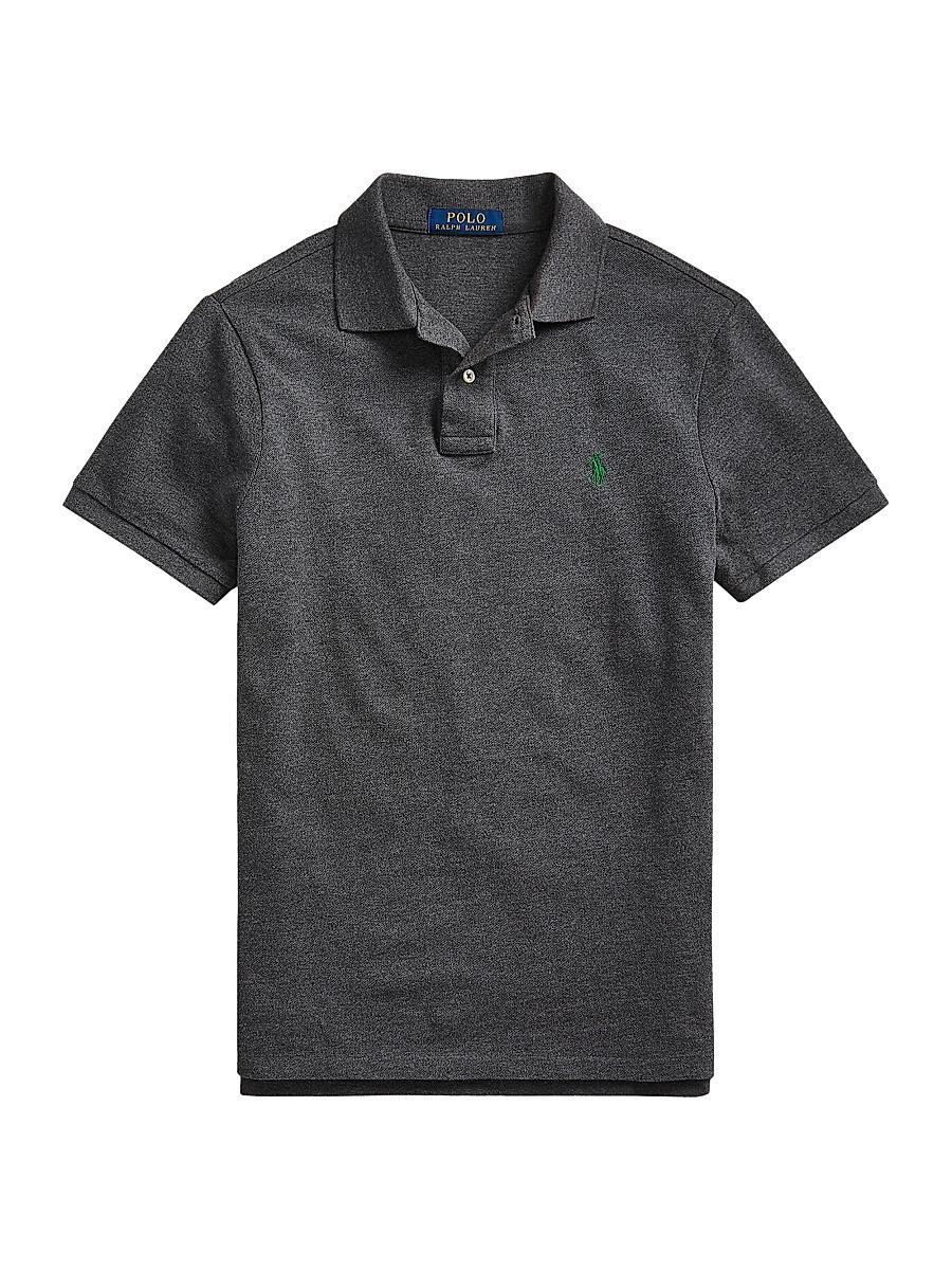 Mens Mesh Classic-Fit Polo Shirt Product Image