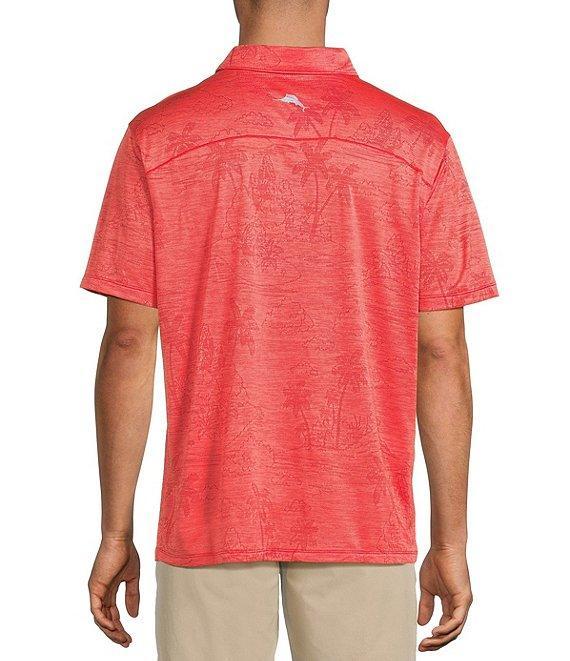 Tommy Bahama Big & Tall IslandZone Palm Coast Isles Short-Sleeve Polo Shirt Product Image