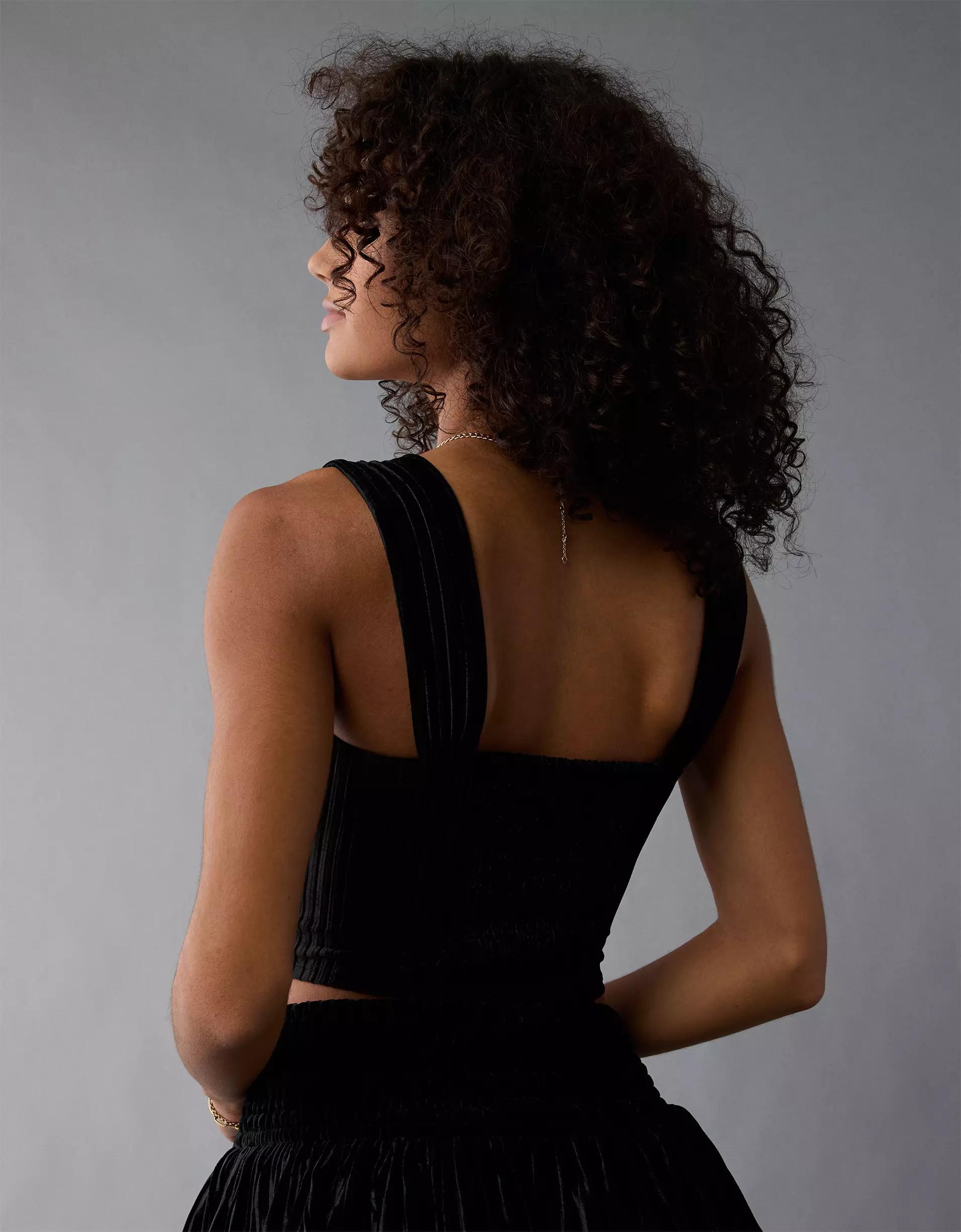 AE Velvet Corset Tank Top Product Image