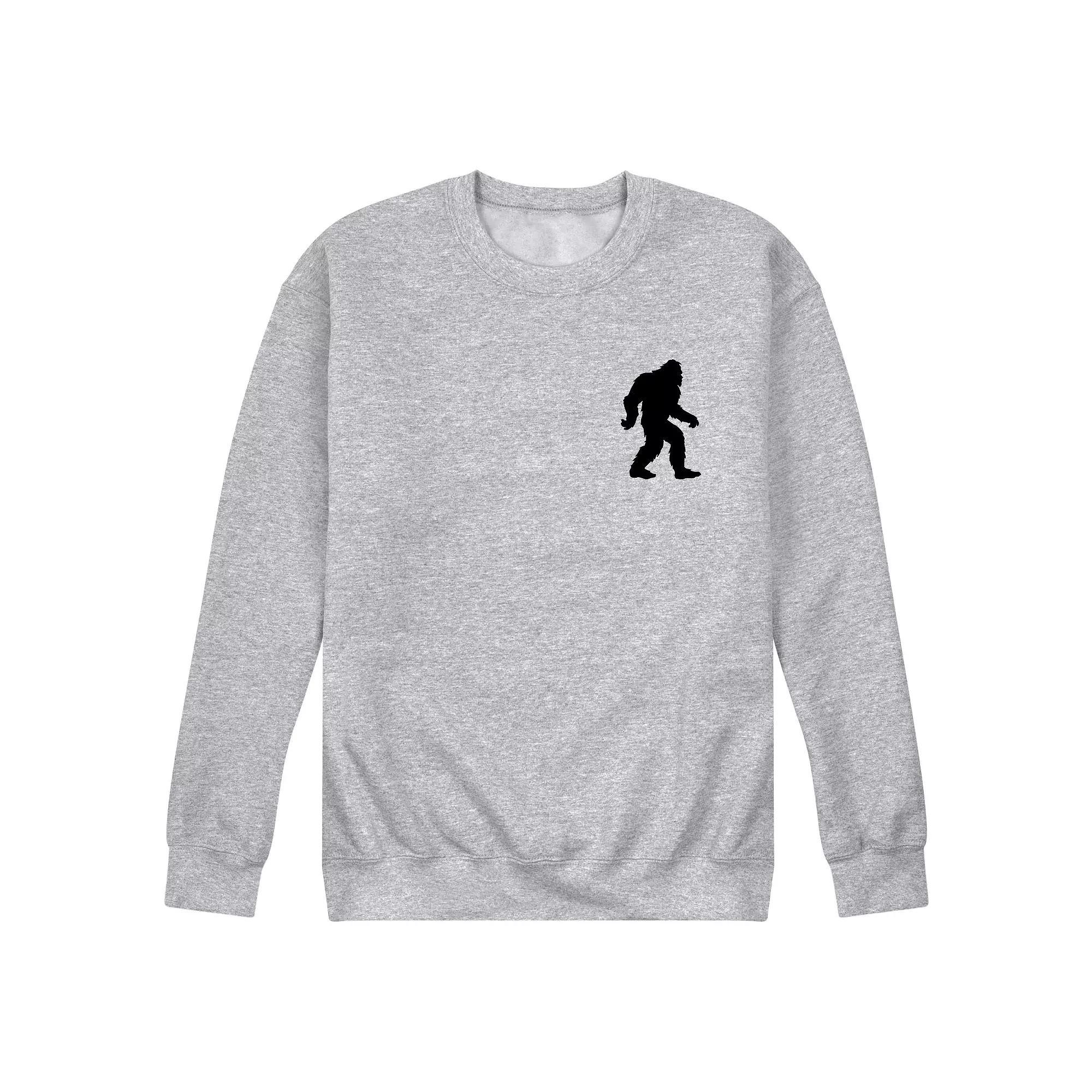 Men's Sasquatch Silhouette Graphic Fleece,  Product Image