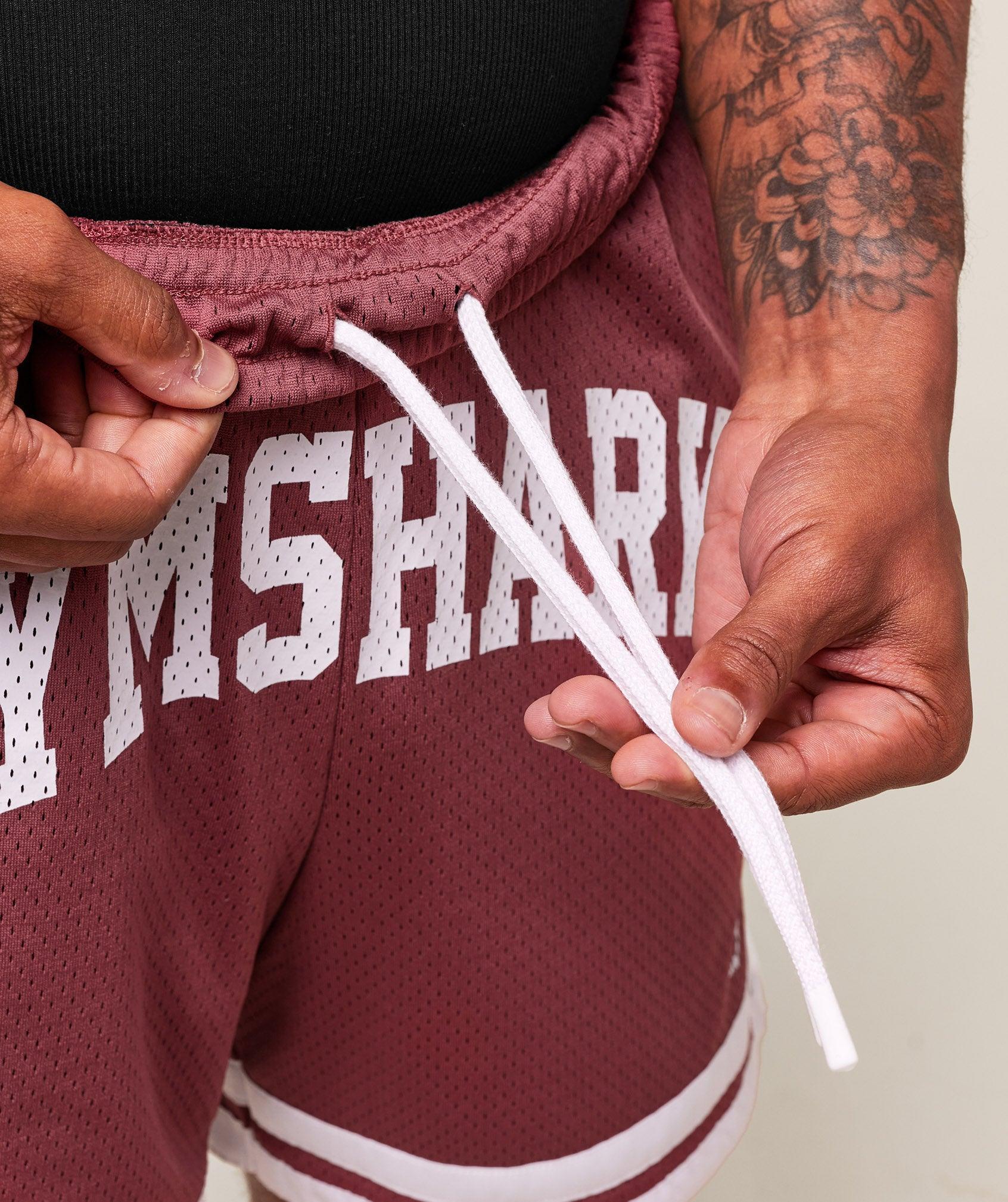 Gymshark Campus Mesh Shorts - Washed Berry Pink Male Product Image