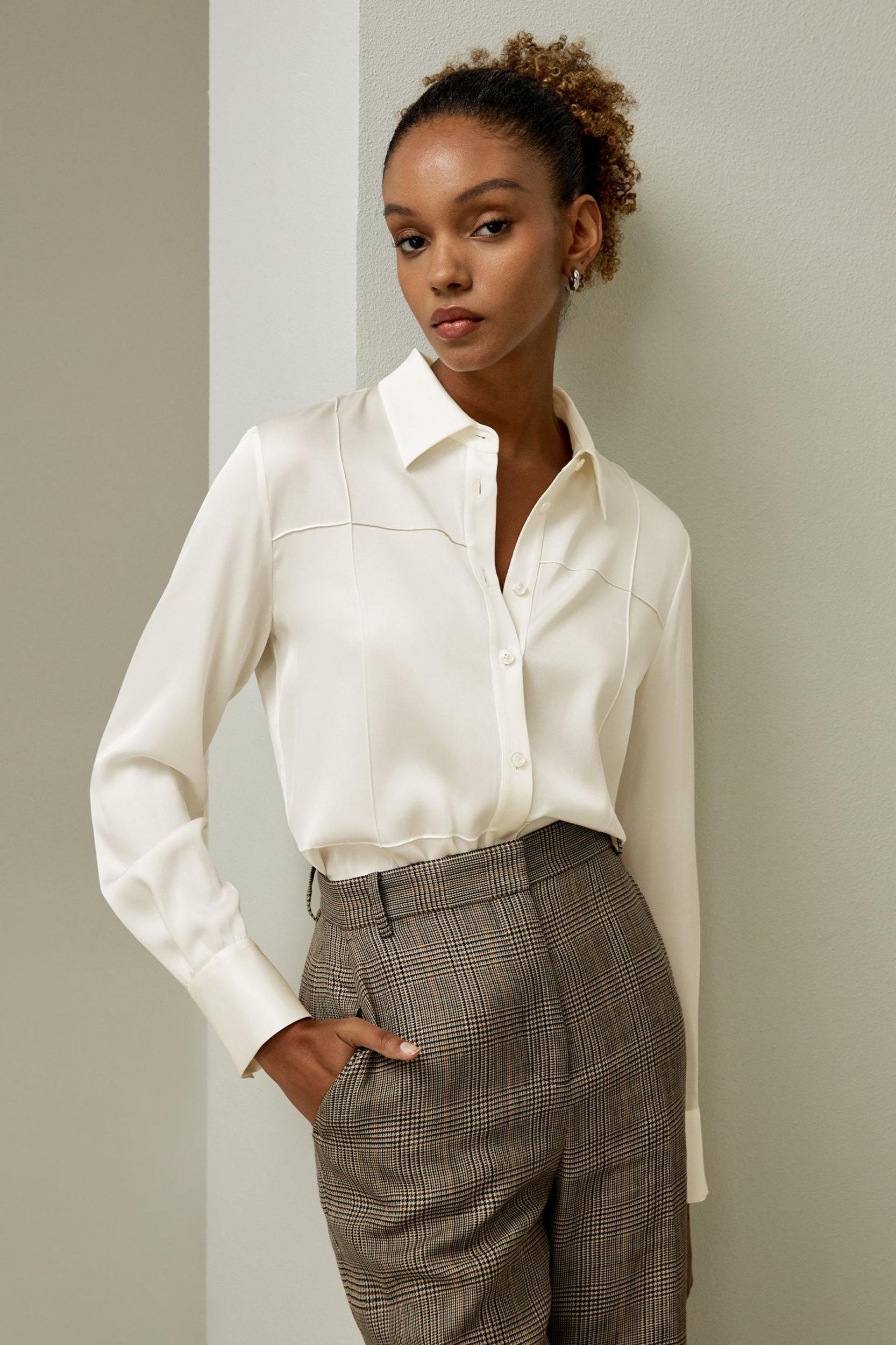 Sprezzatura Silk Blouse Product Image